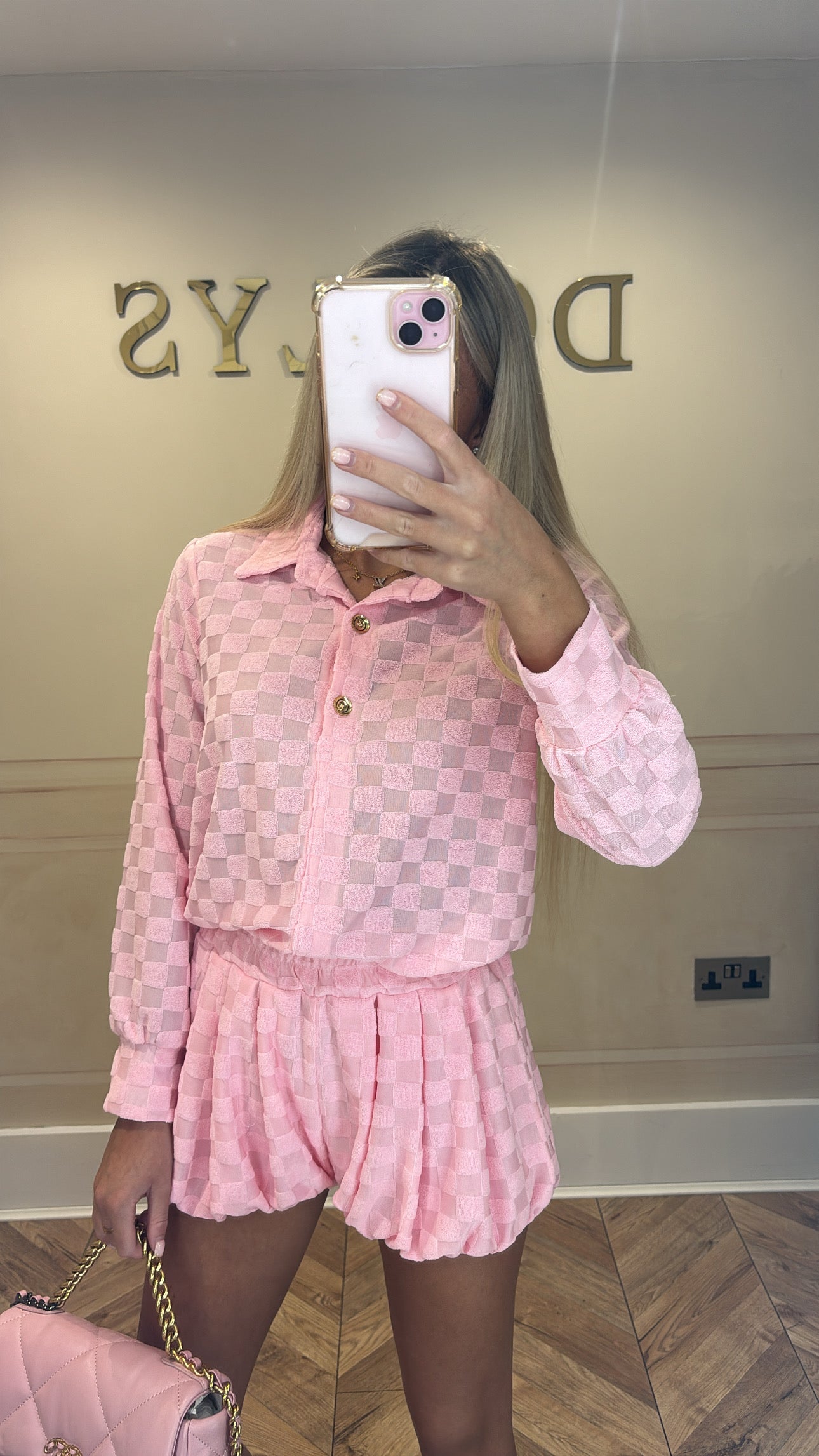 Towelling short co-ord
