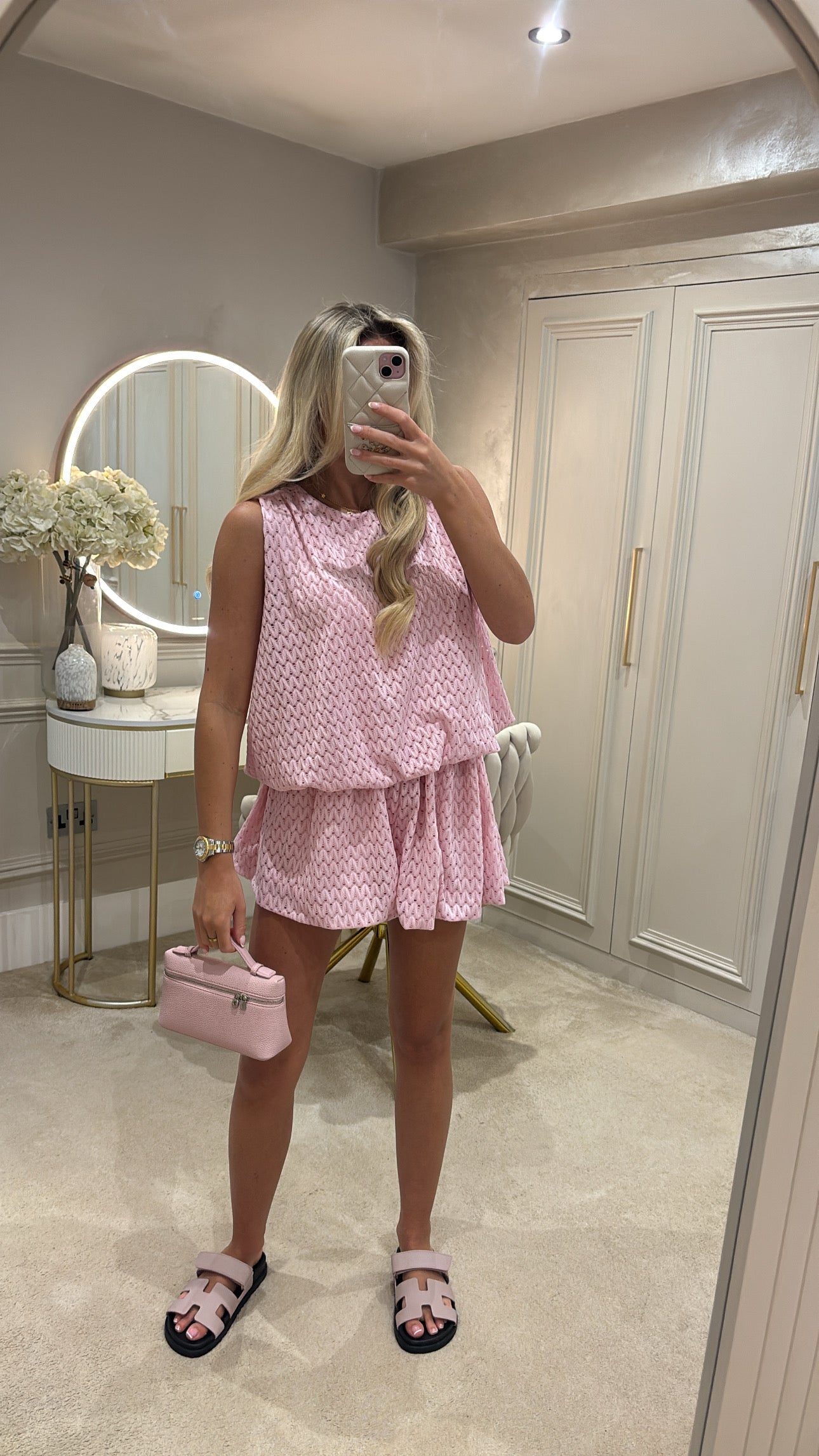 Puff ball short co-ord