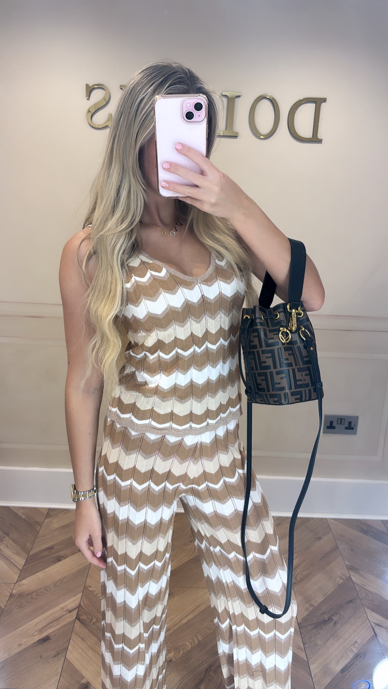 Glitter zig zag lounge set