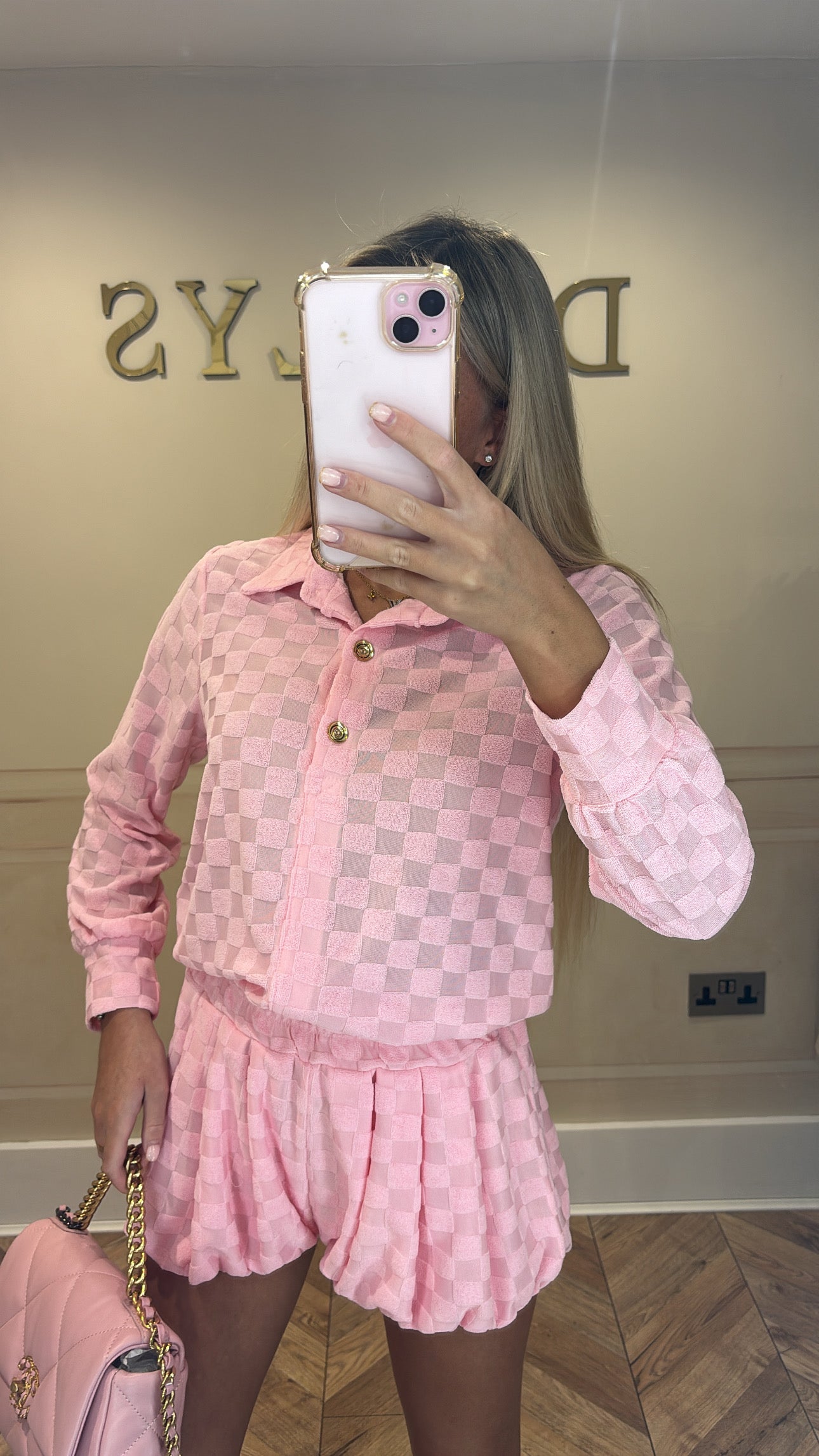 Towelling short co-ord