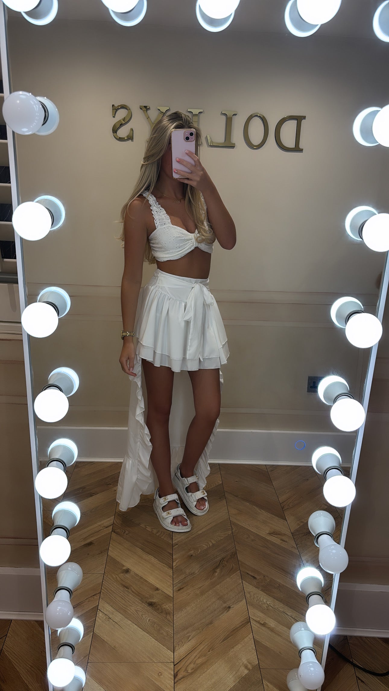 Tie skirt co-ord 