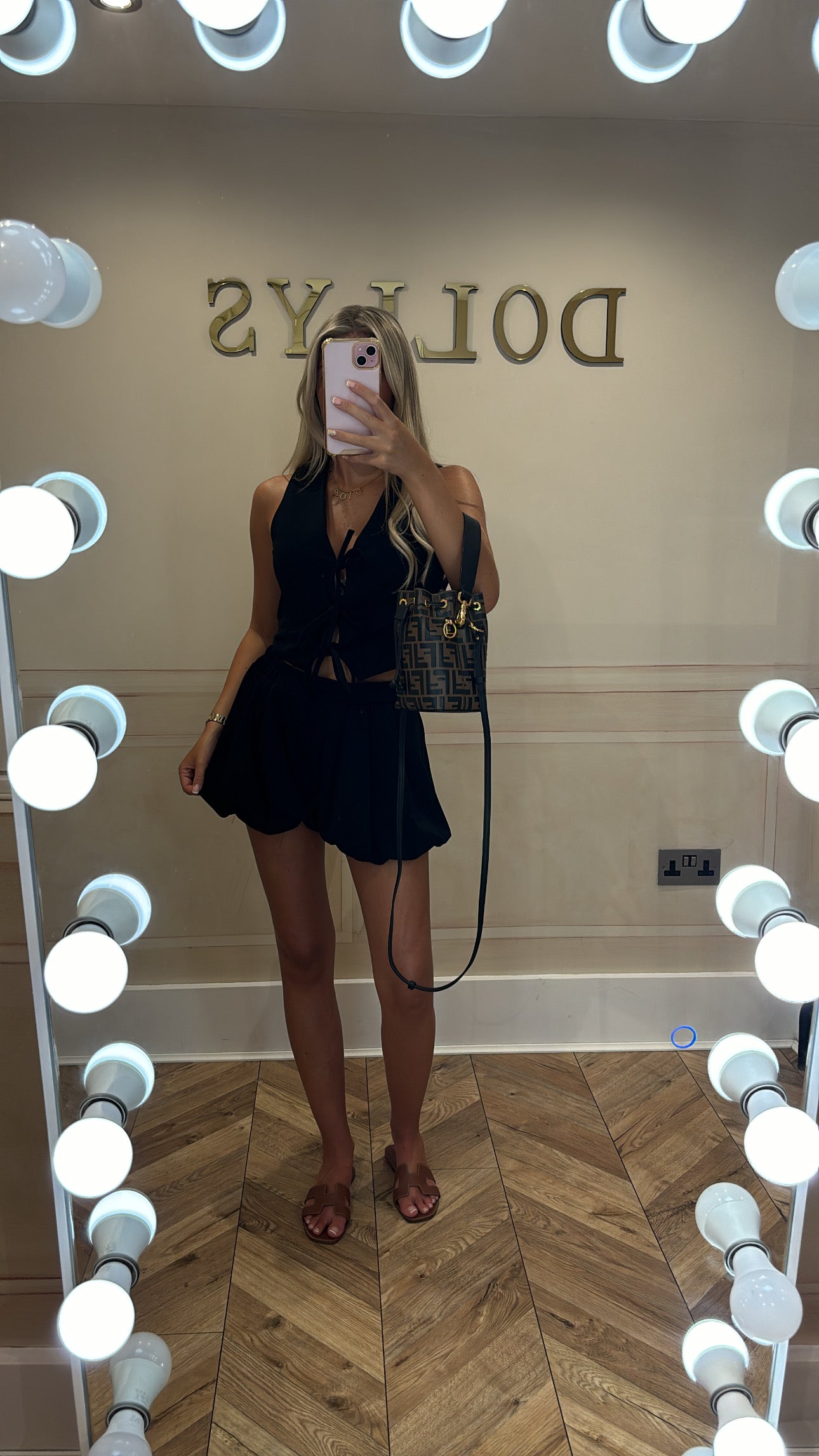 Tie waist coat co-ord