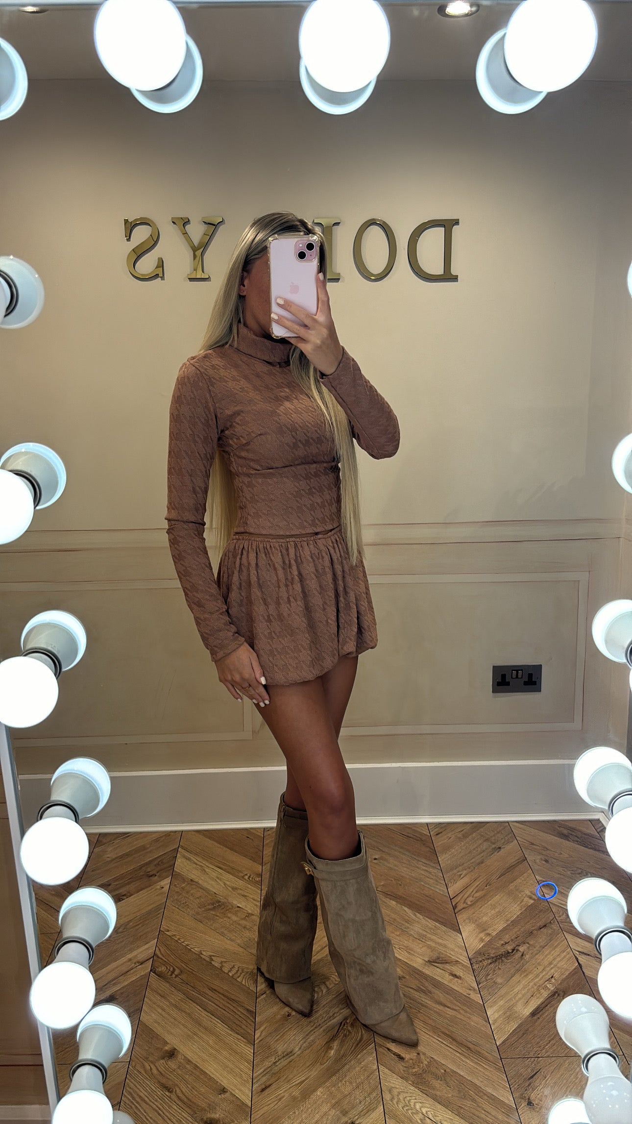 Patterned balloon short co-ord