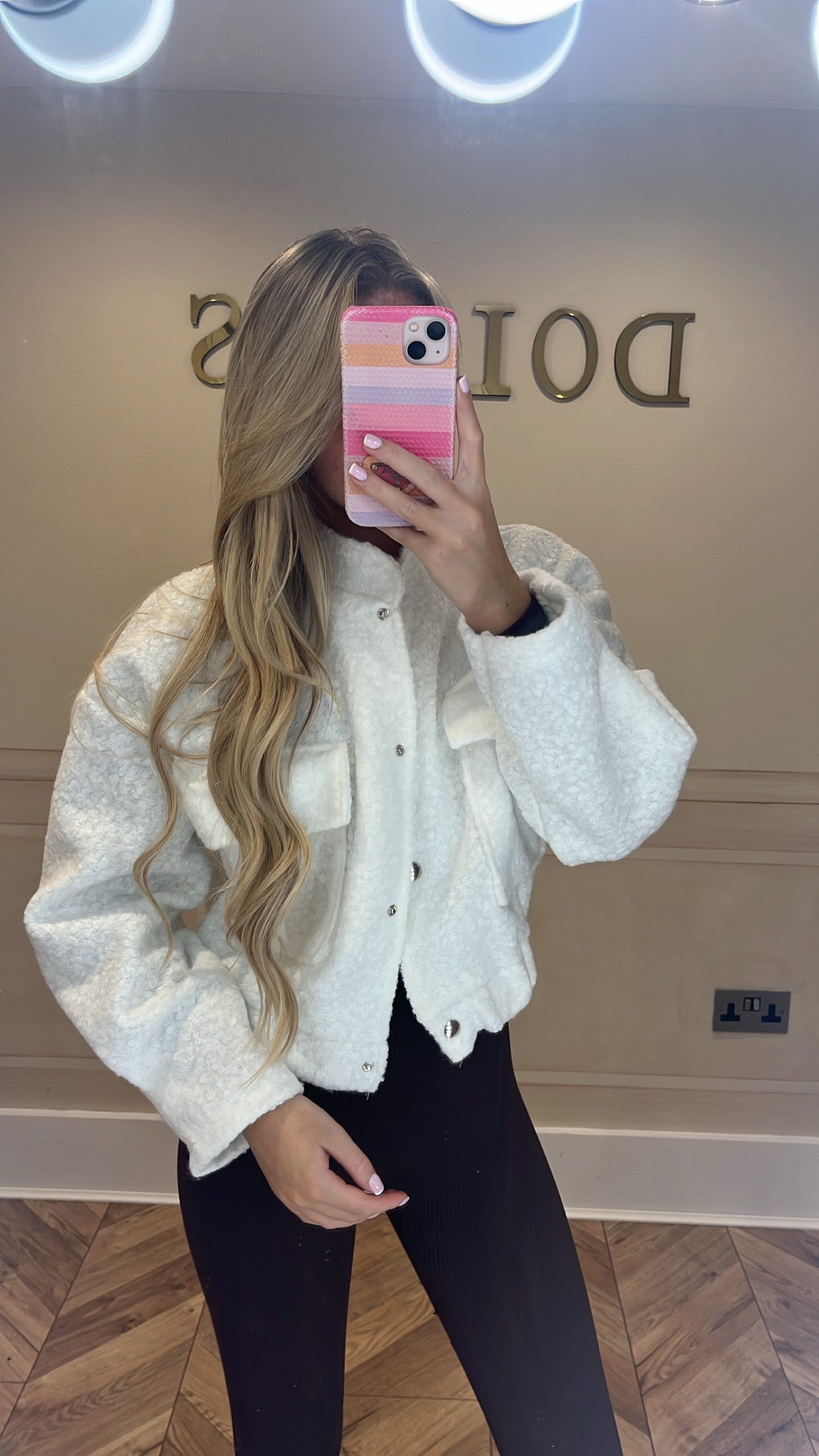 Teddy bomber jacket