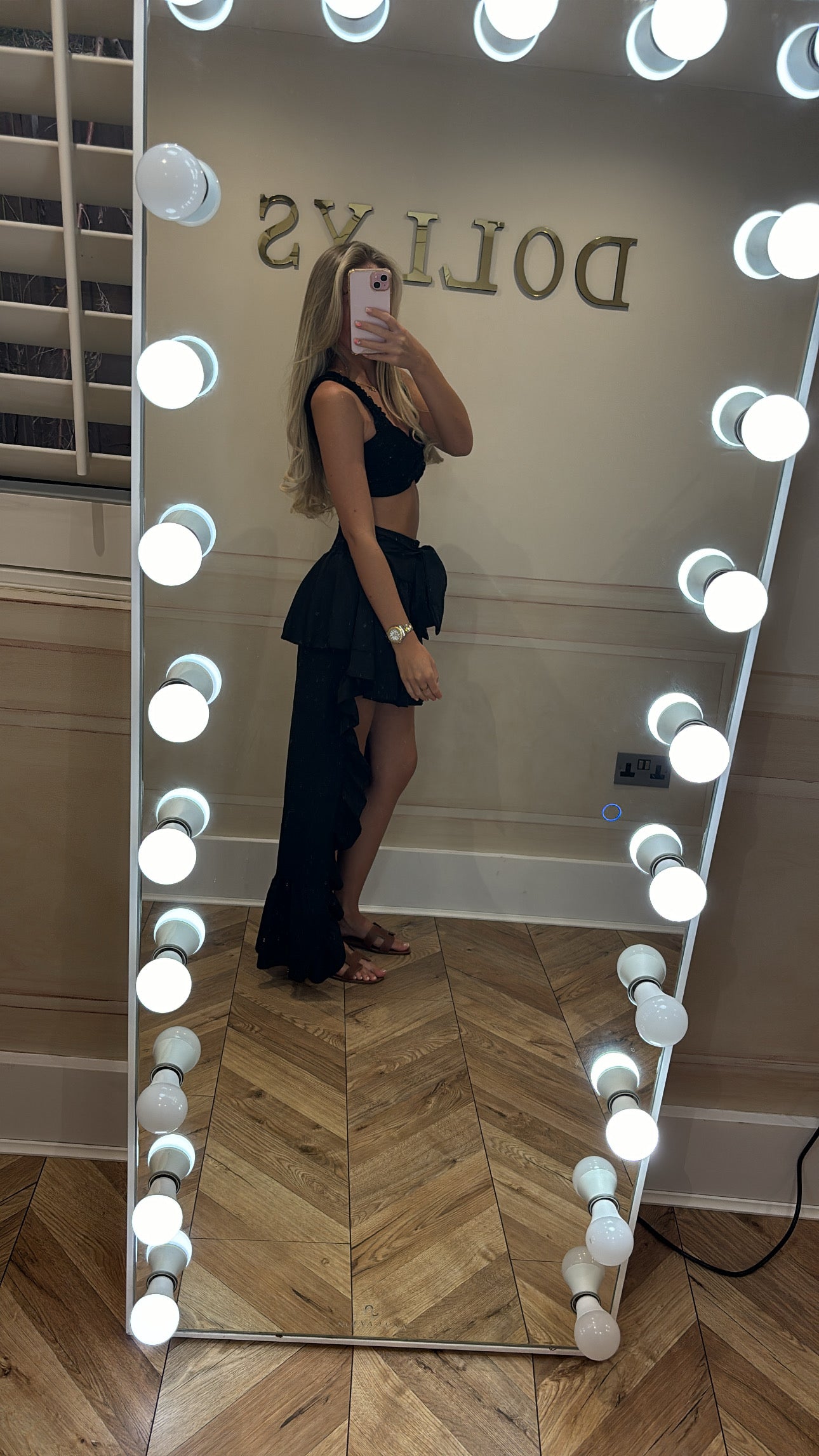 Tie skirt co-ord