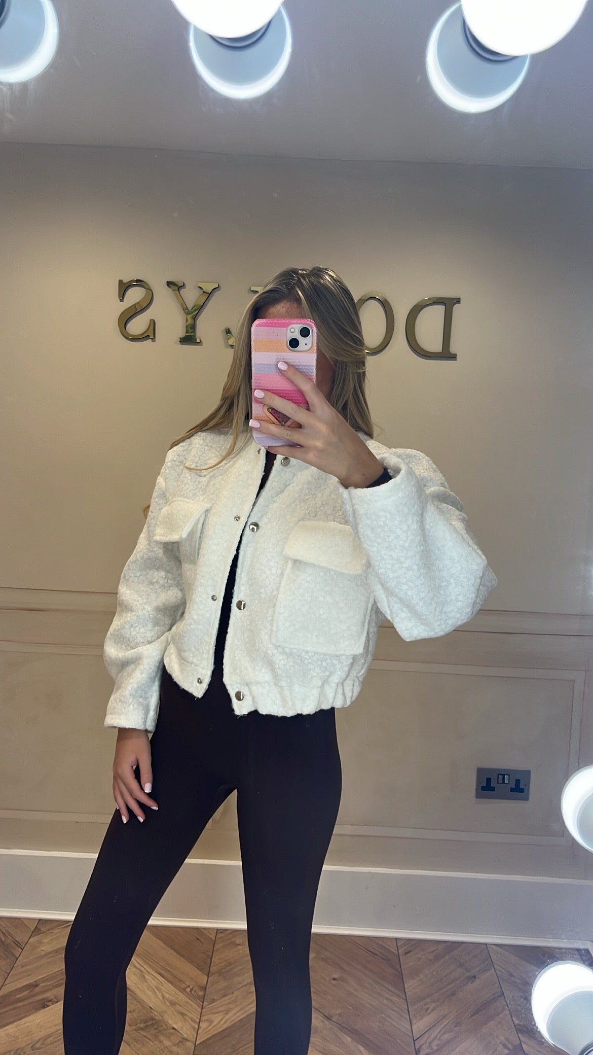 Teddy bomber jacket
