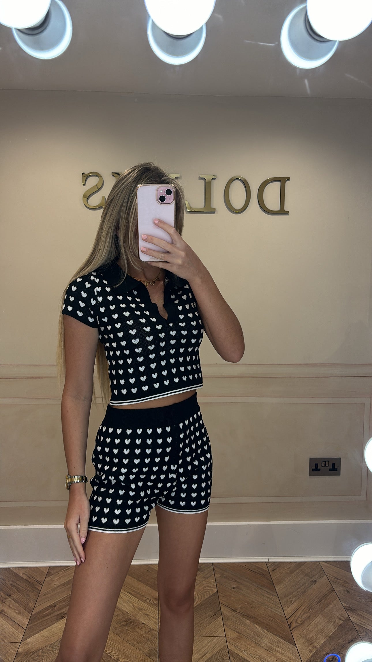 SALE Heart short set
