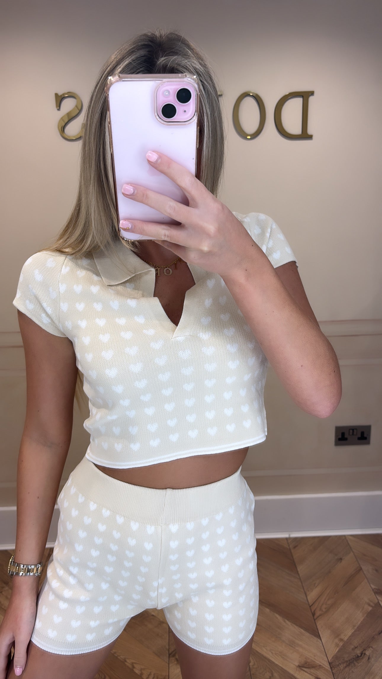 Heart short set