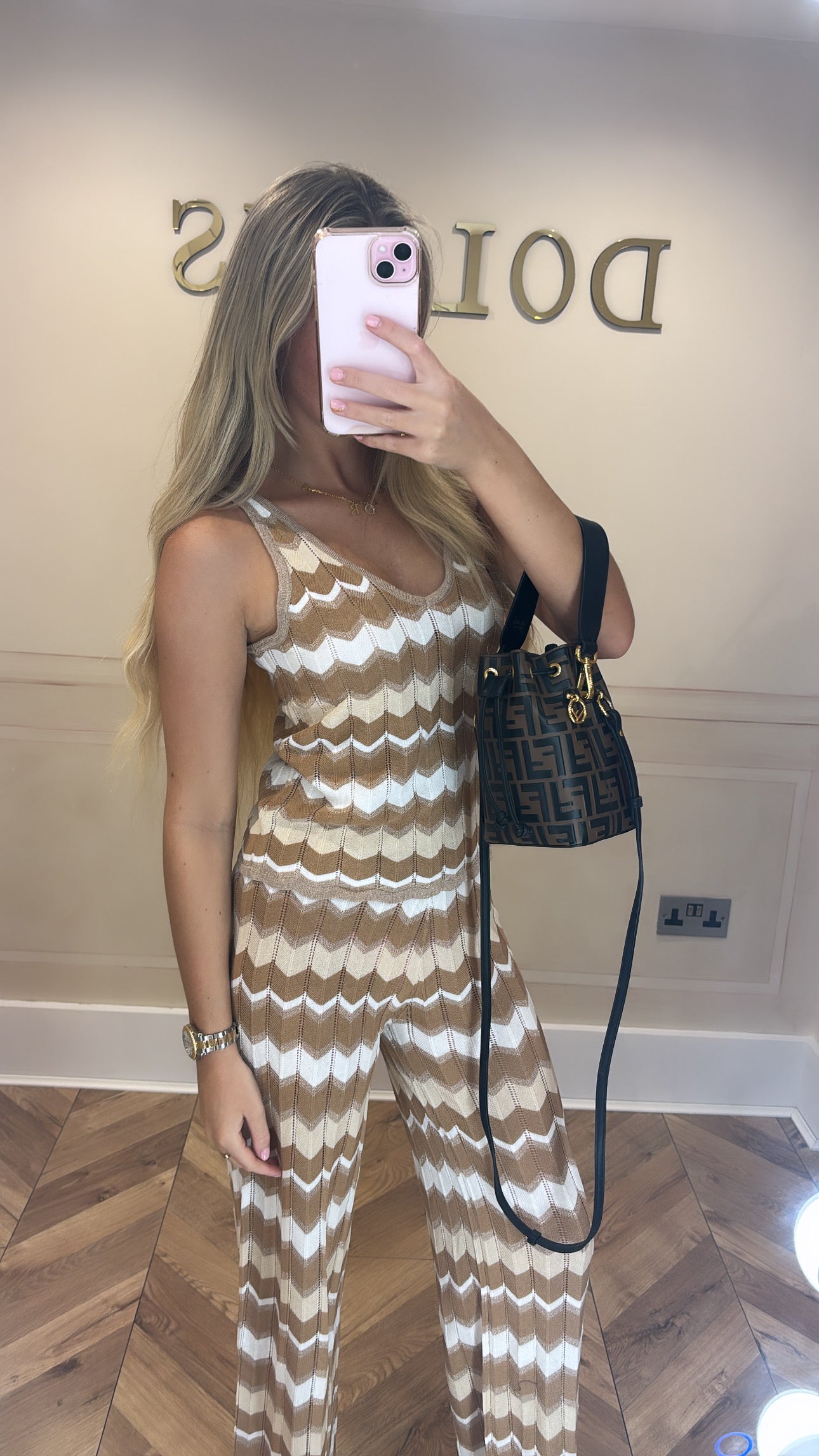 Glitter zig zag lounge set