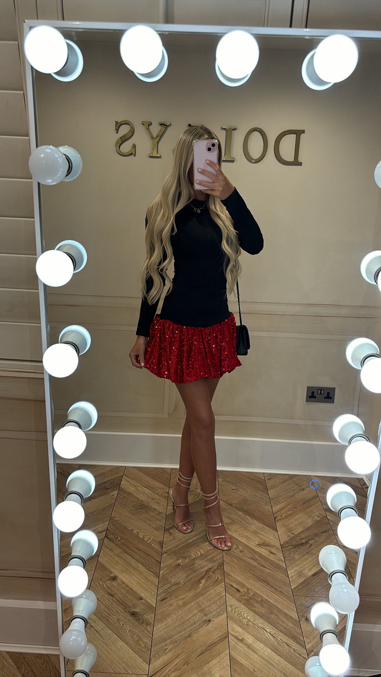 Sequin puffball dress