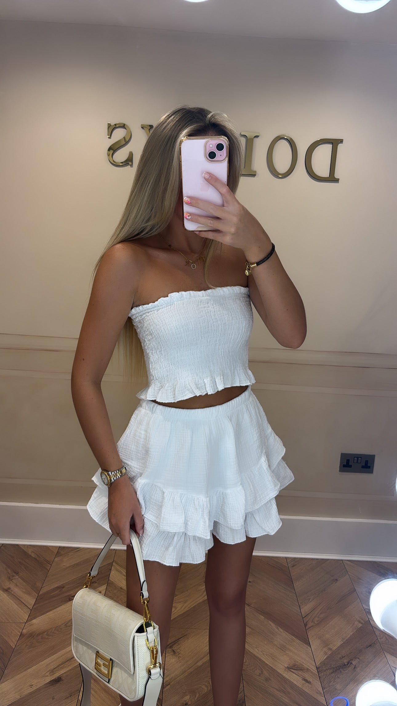 Cheesecloth short set