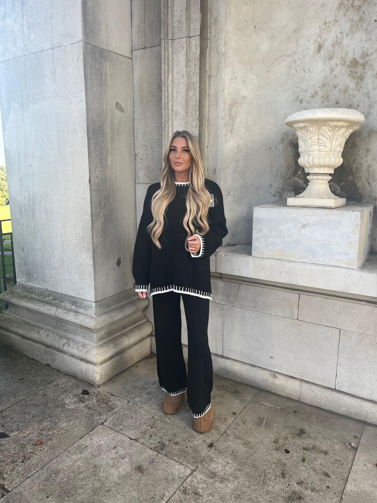 Knit lounge set