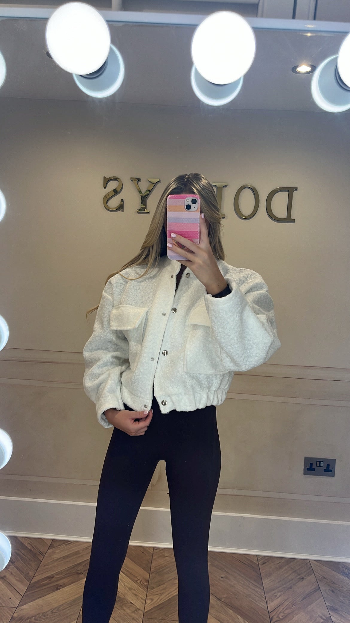 Teddy bomber jacket