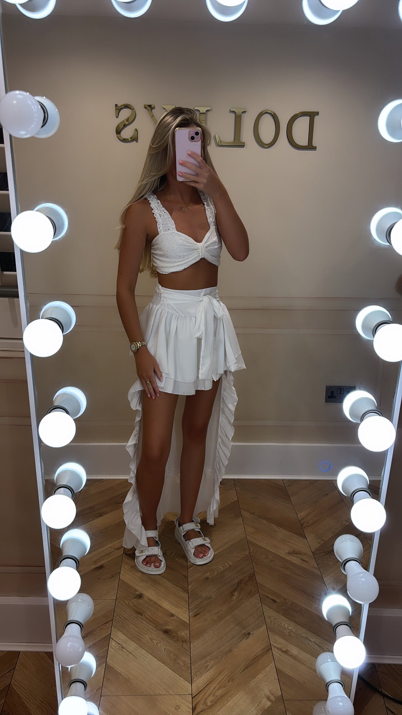 Tie skirt co-ord 