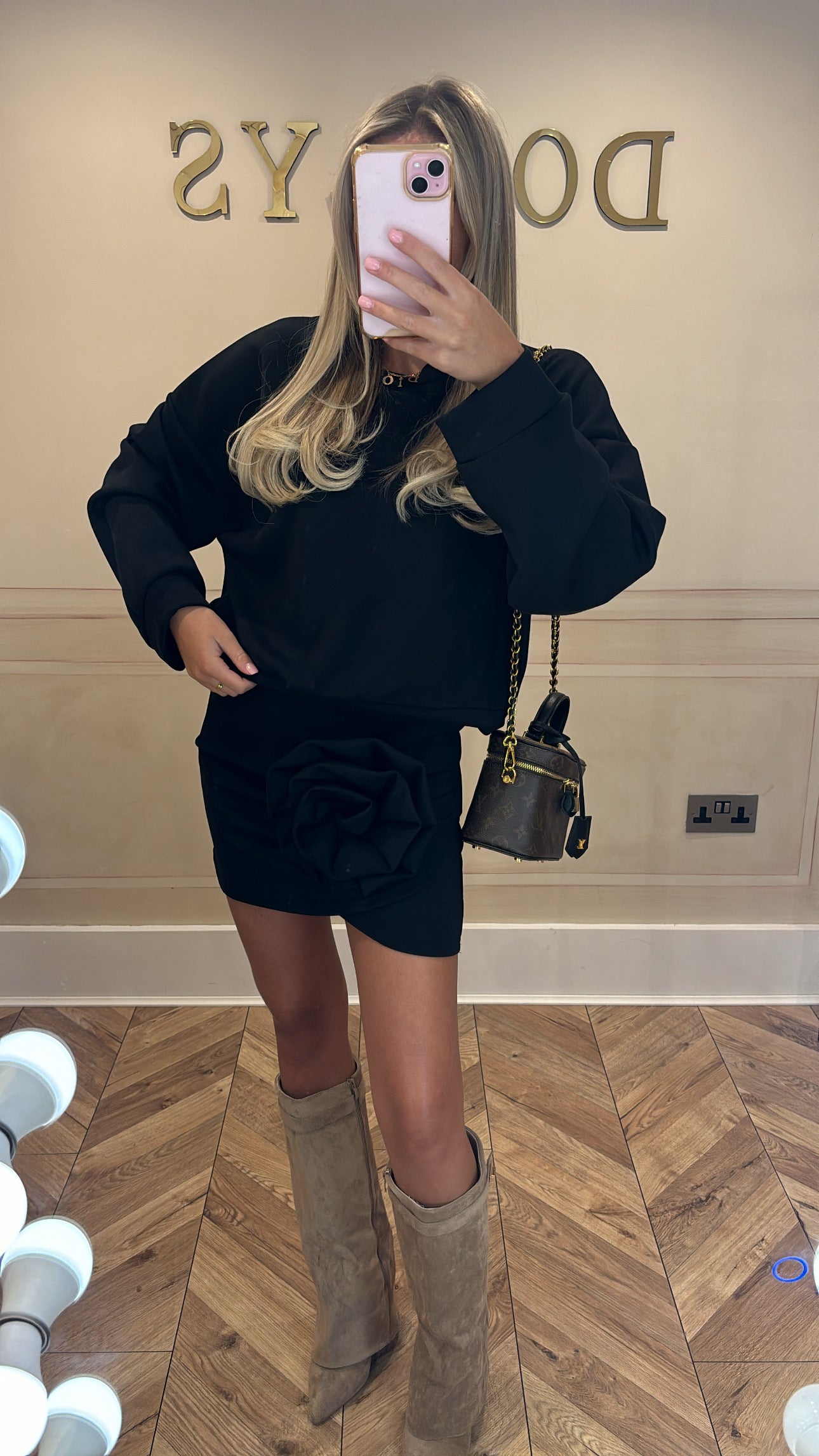 Rose skirt and jumper
