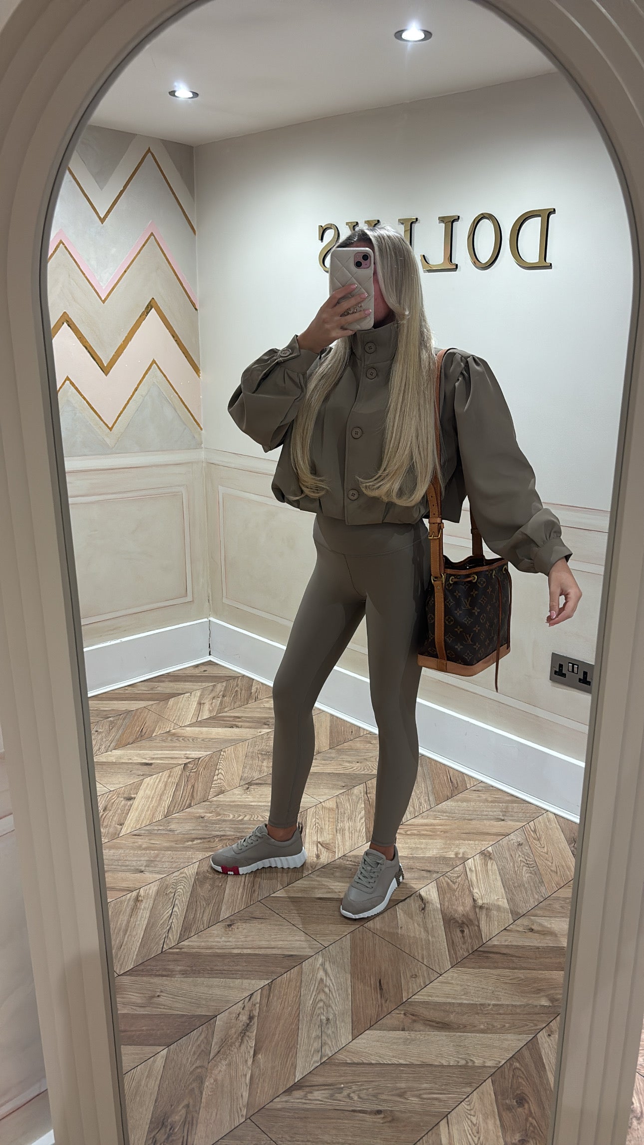 Puff sleeve cropped jacket