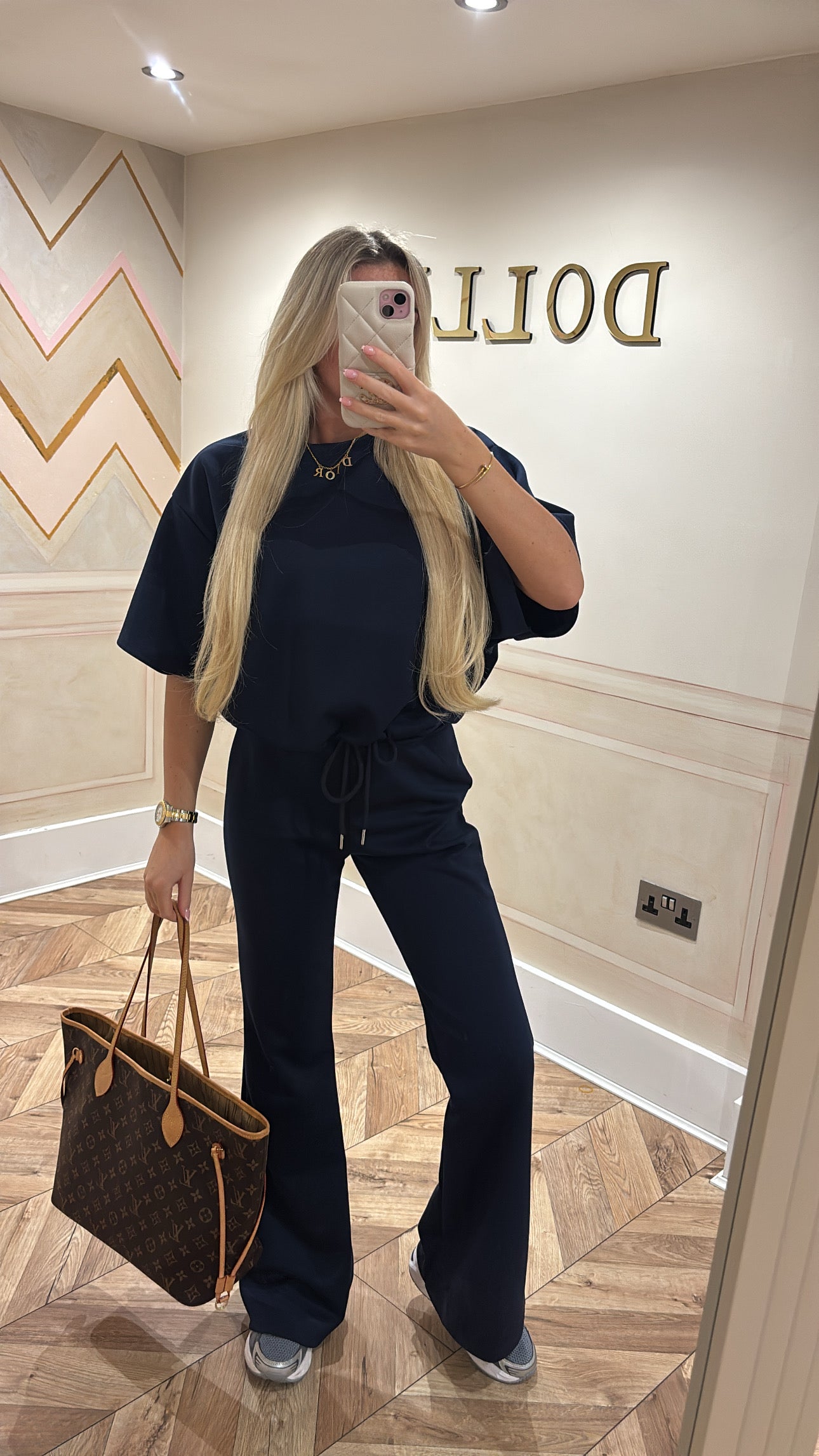 Short sleeve ruched lounge set