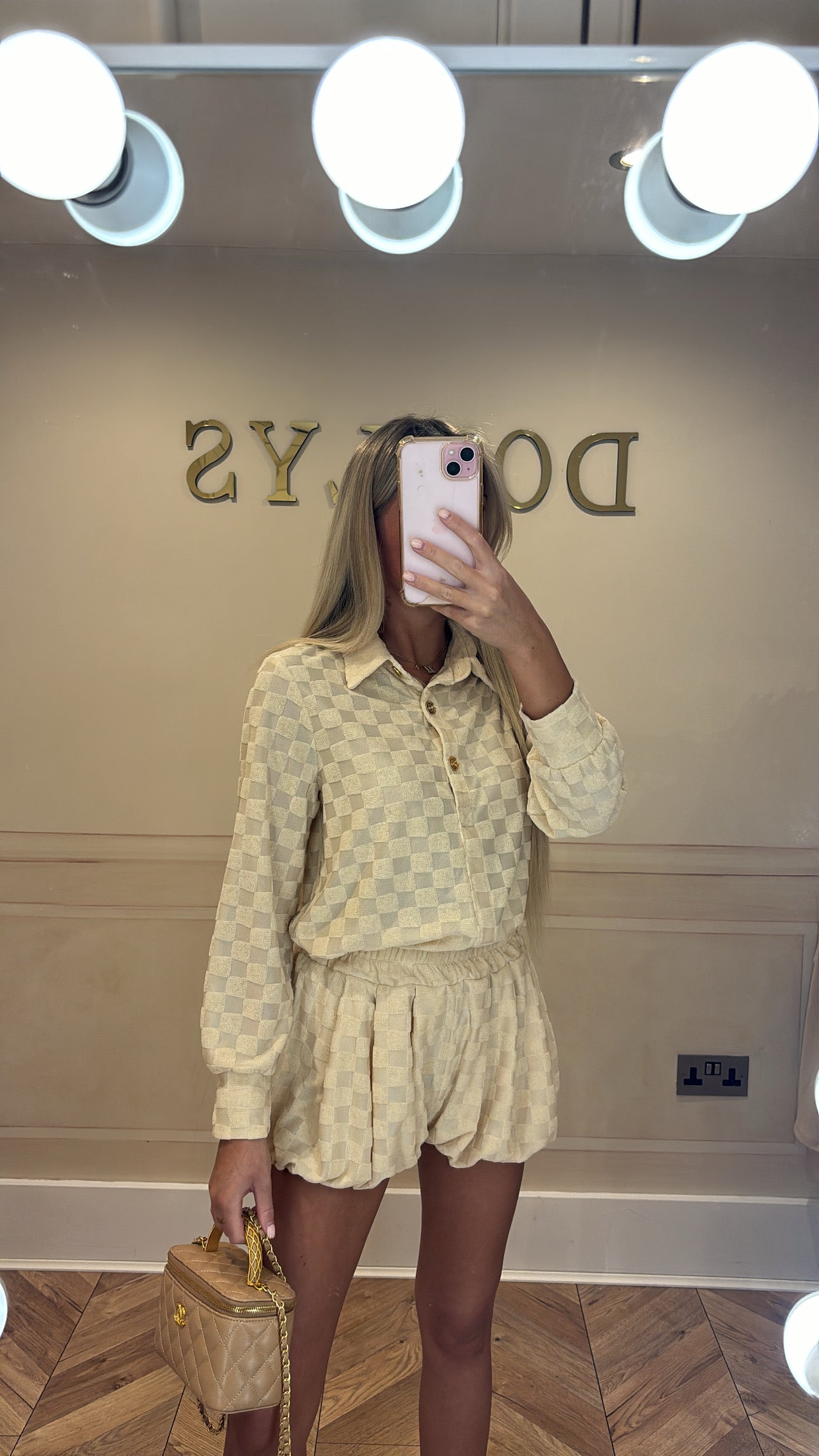 Towelling short co-ord