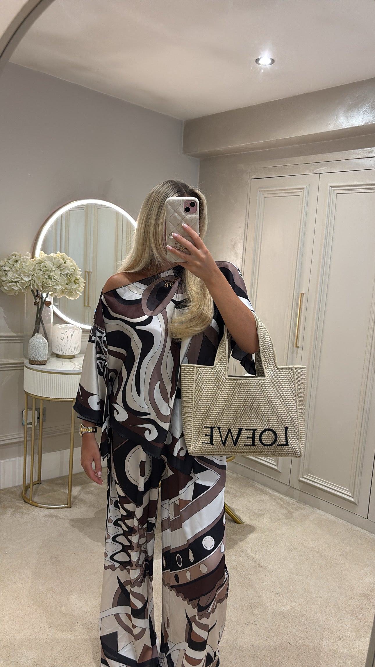 Pucci silk trouser co-ord
