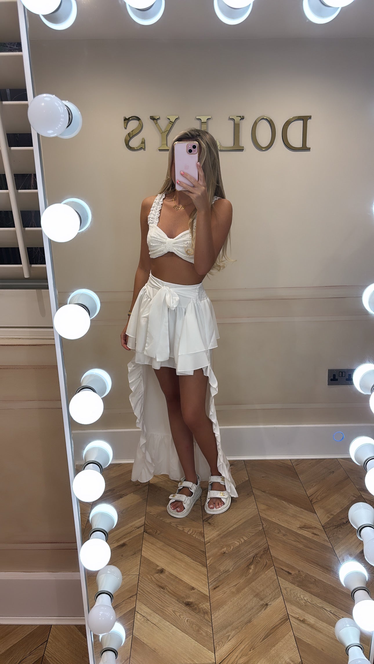 Tie skirt co-ord 