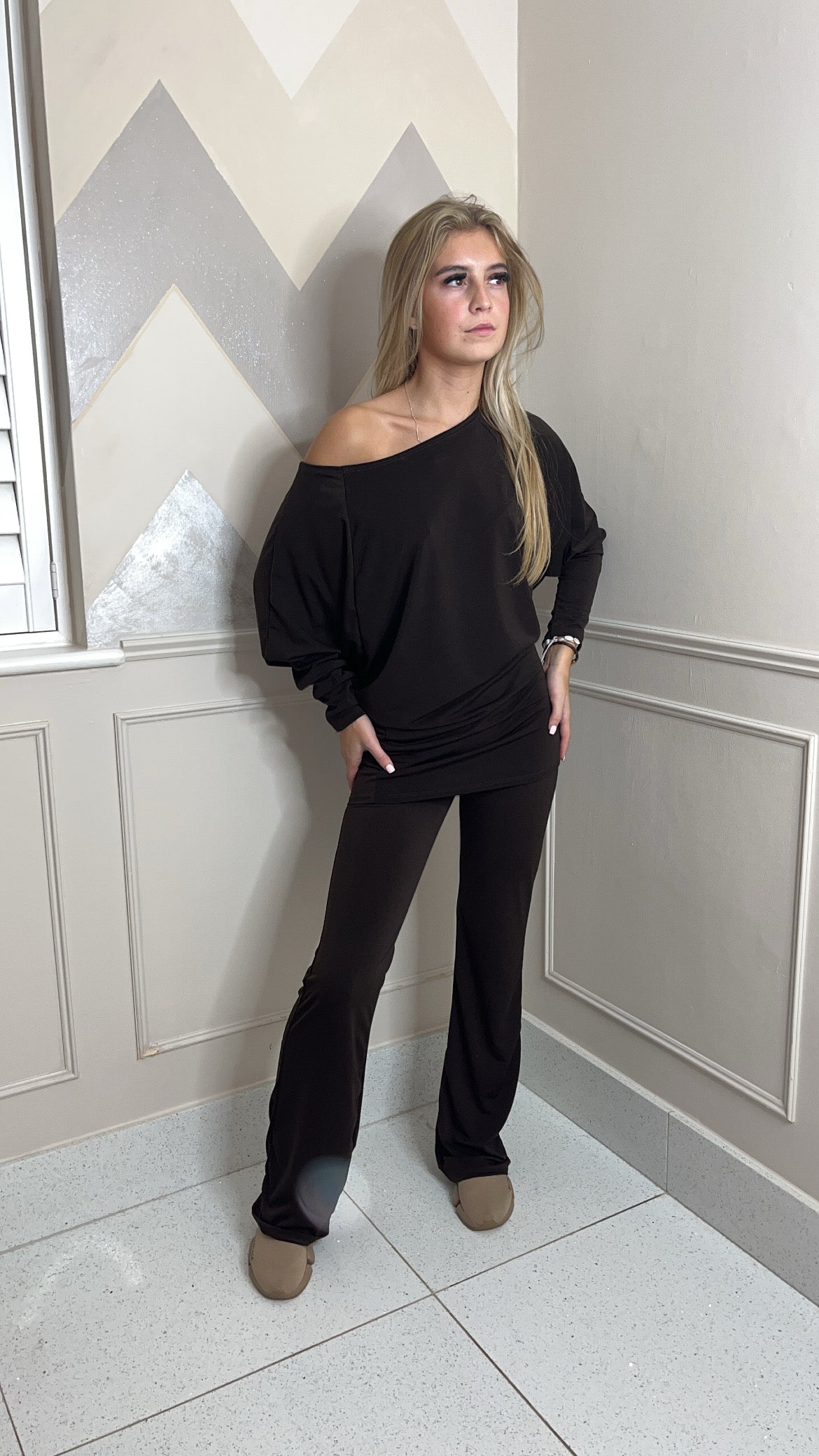 Off the shoulder lounge set