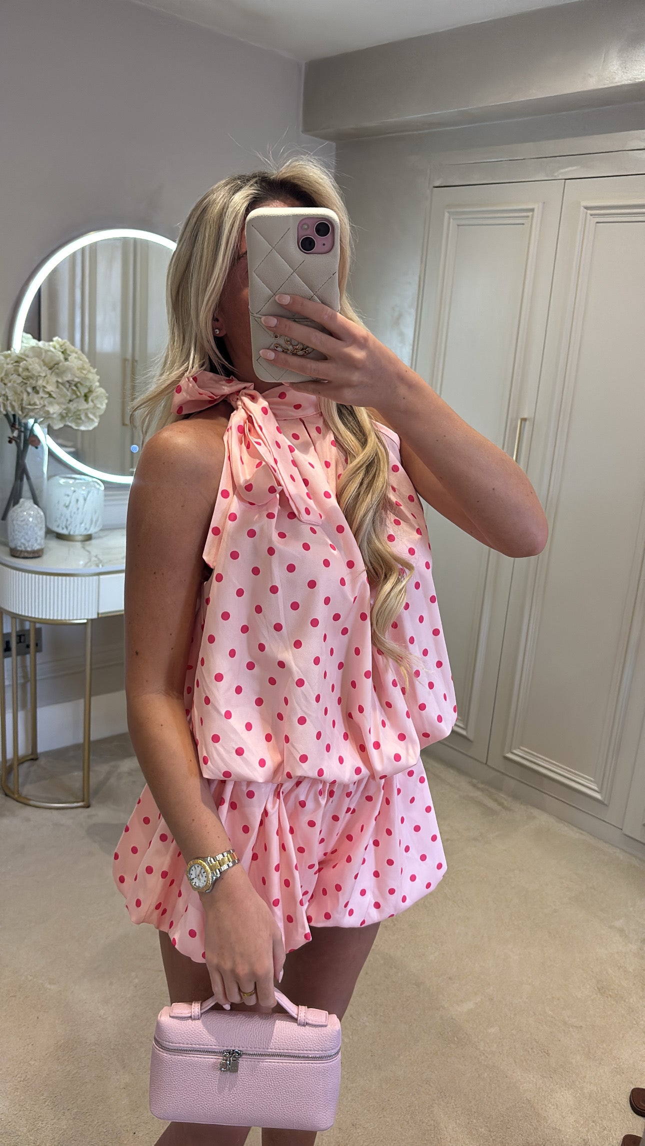 Polkadot Balloon short set