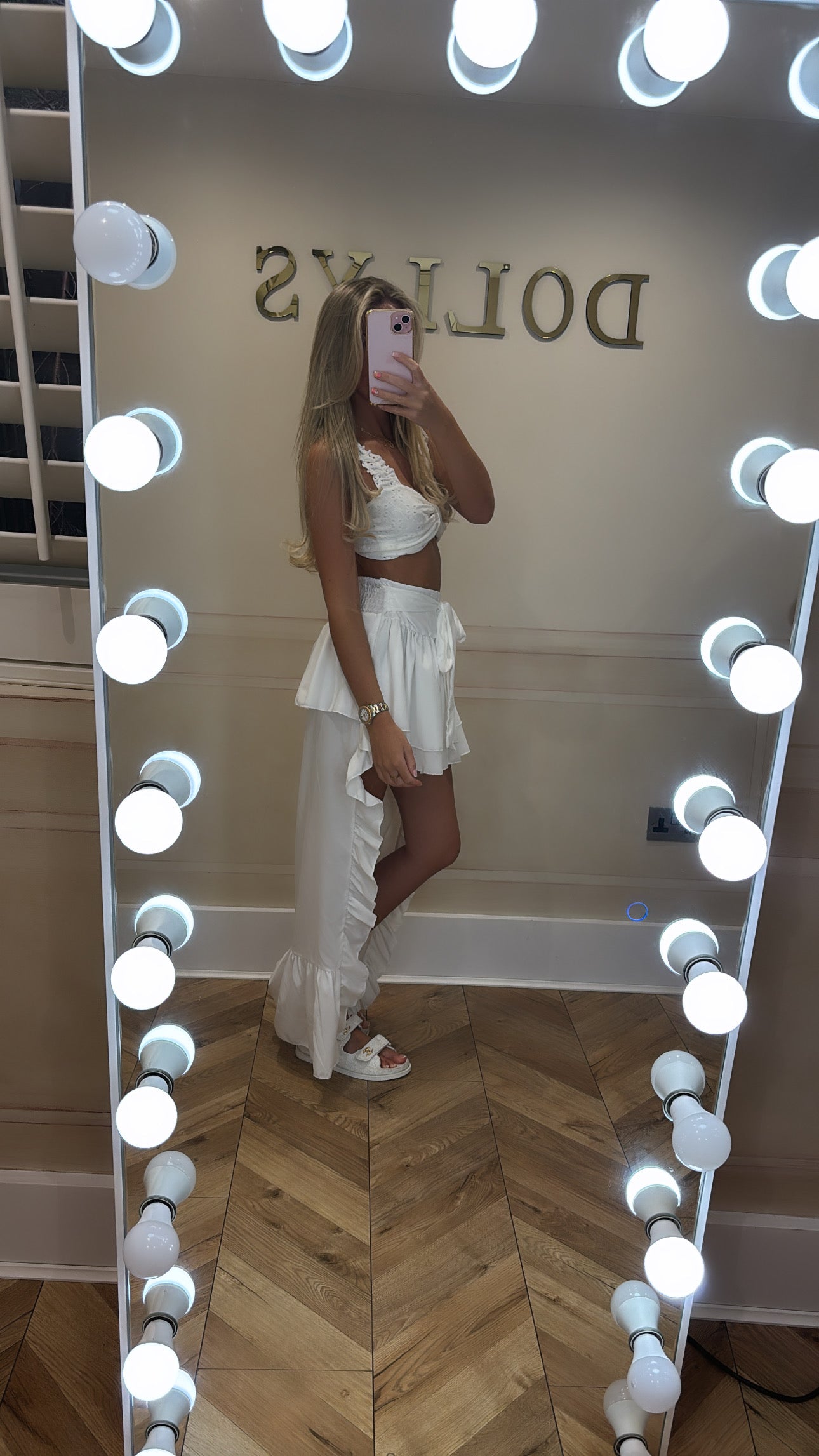 Tie skirt co-ord 