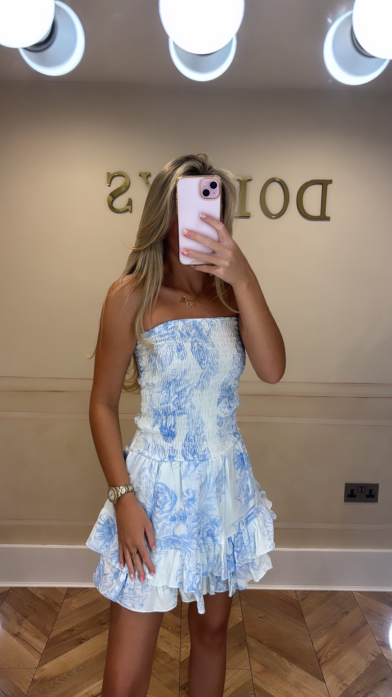 Image print playsuit