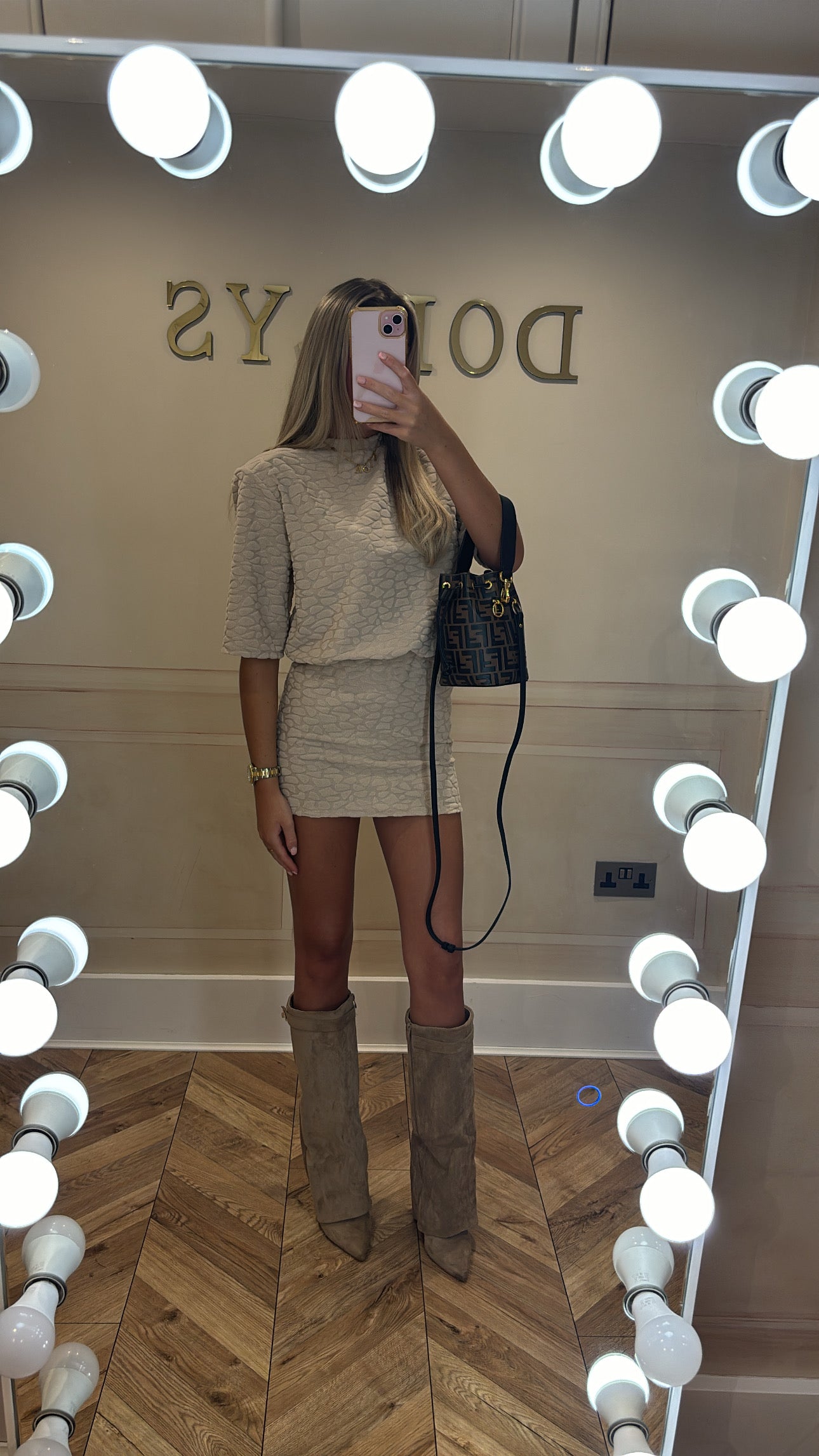 Terry towelling skirt co-ord