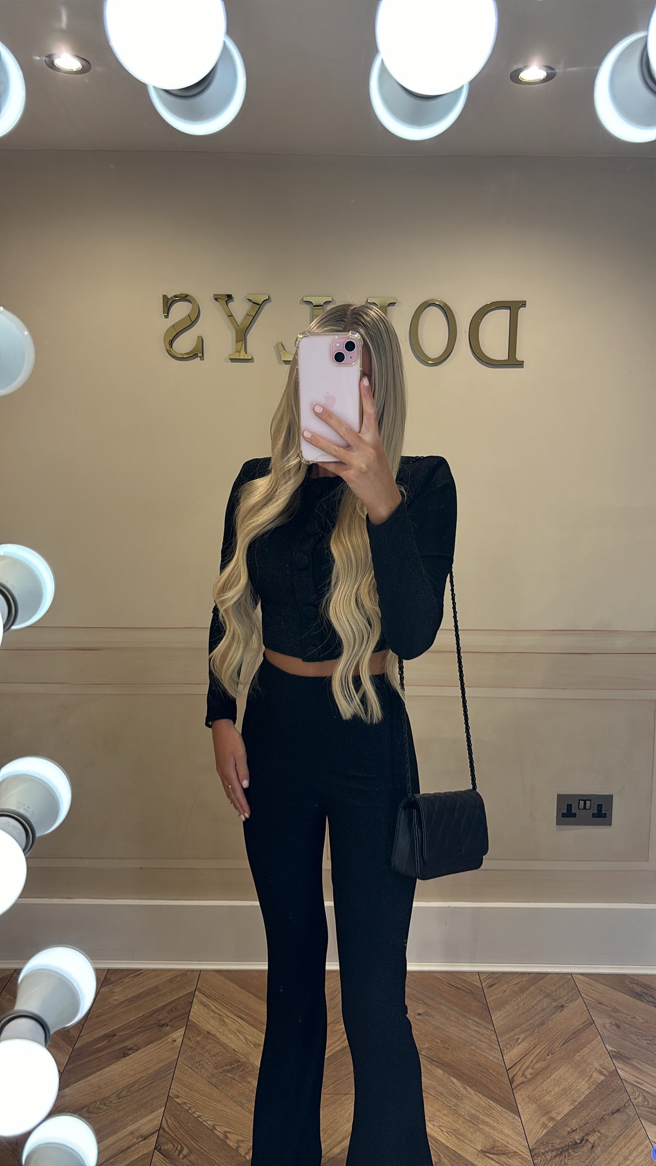Glitter trouser set