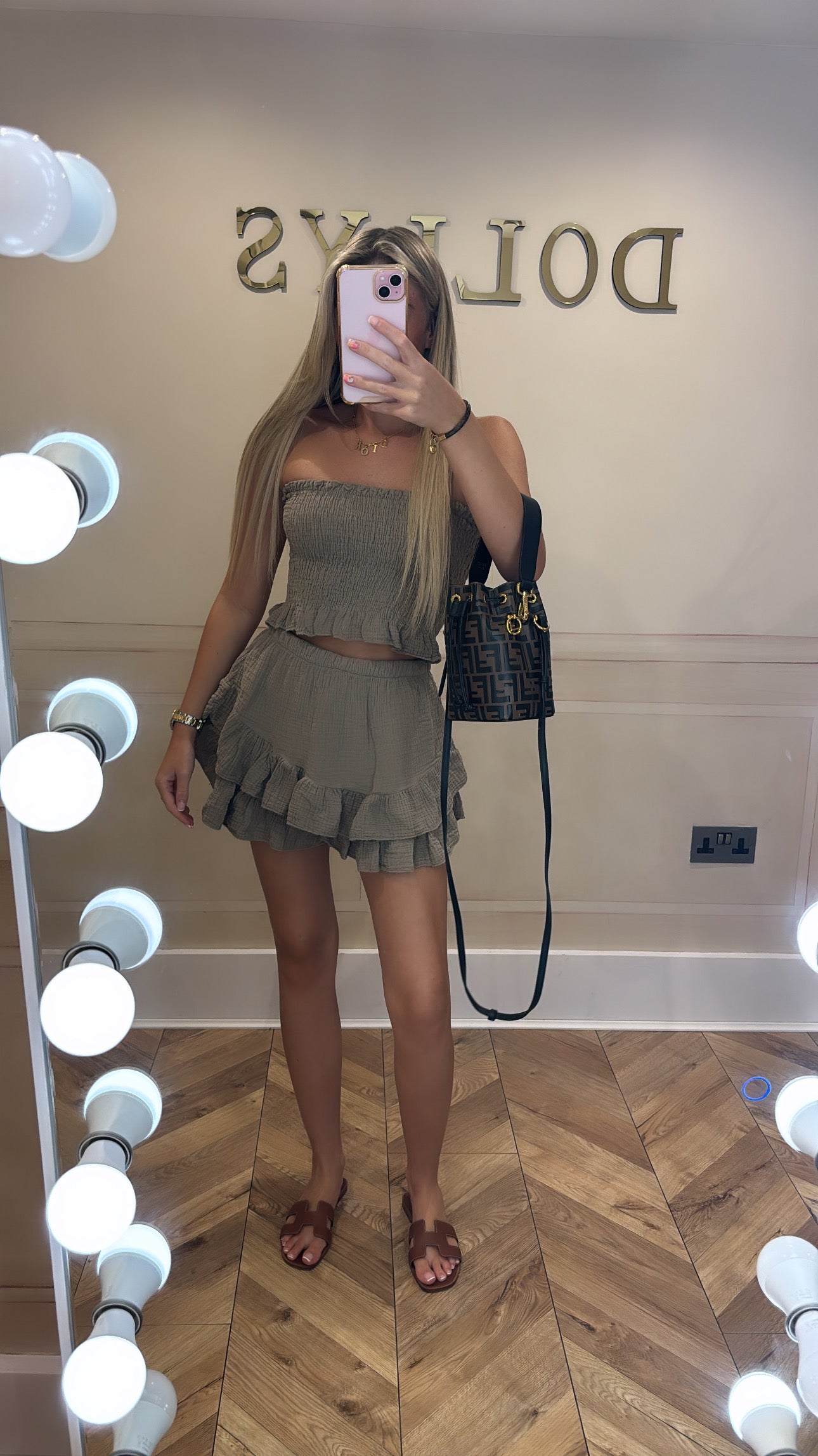 Cheesecloth short set