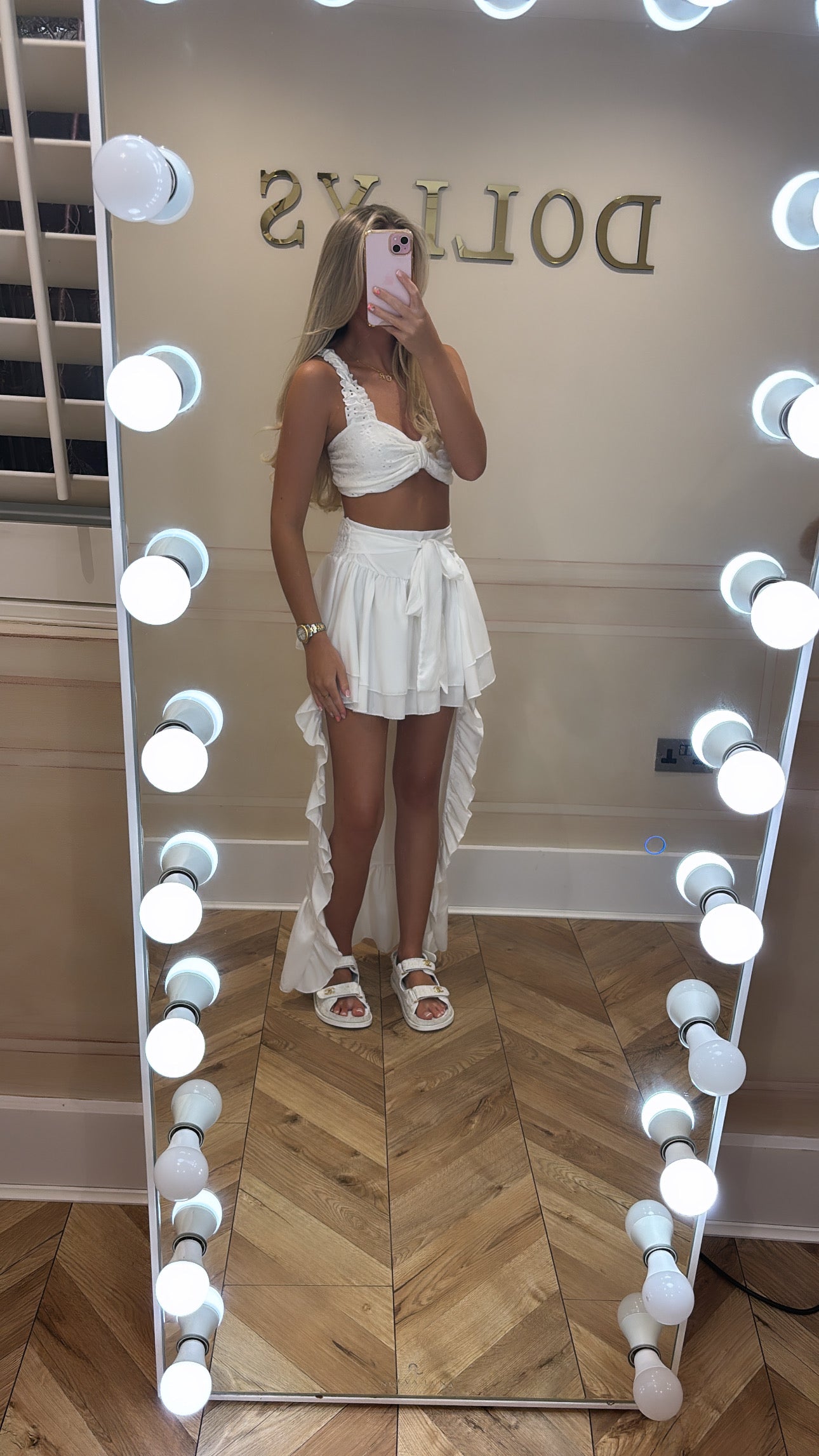 Tie skirt co-ord 