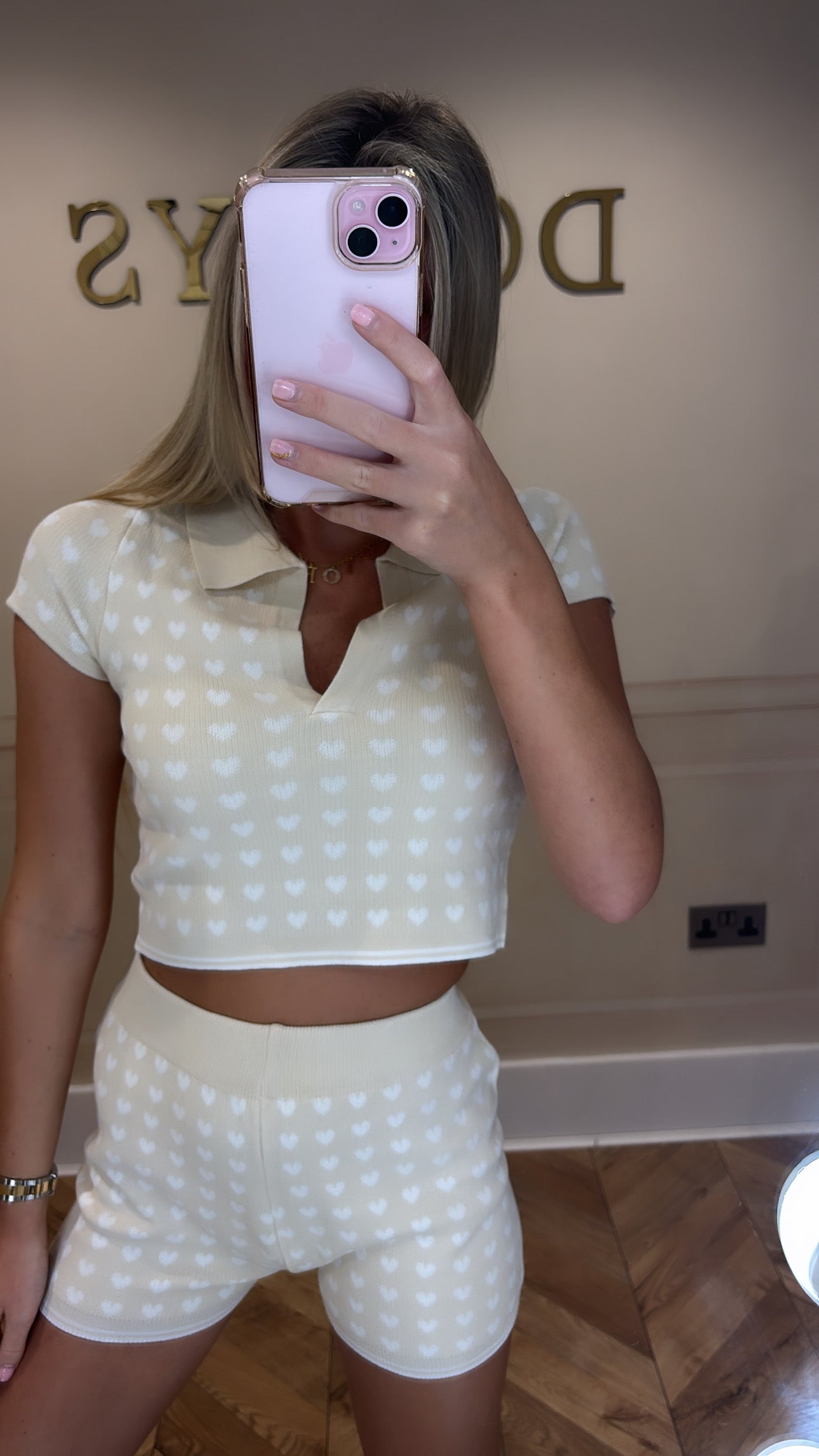 Heart short set