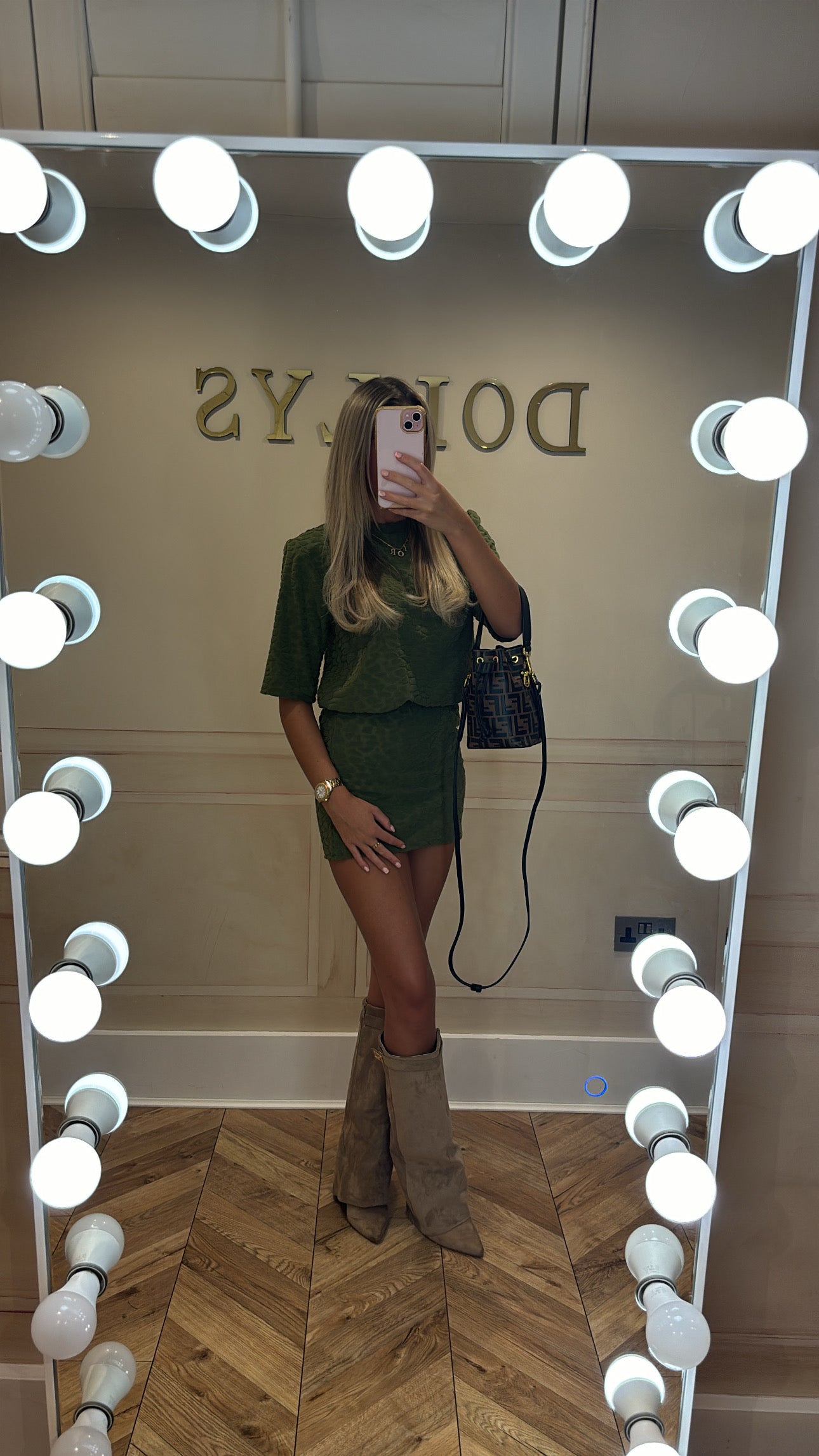 Terry towelling skirt co-ord