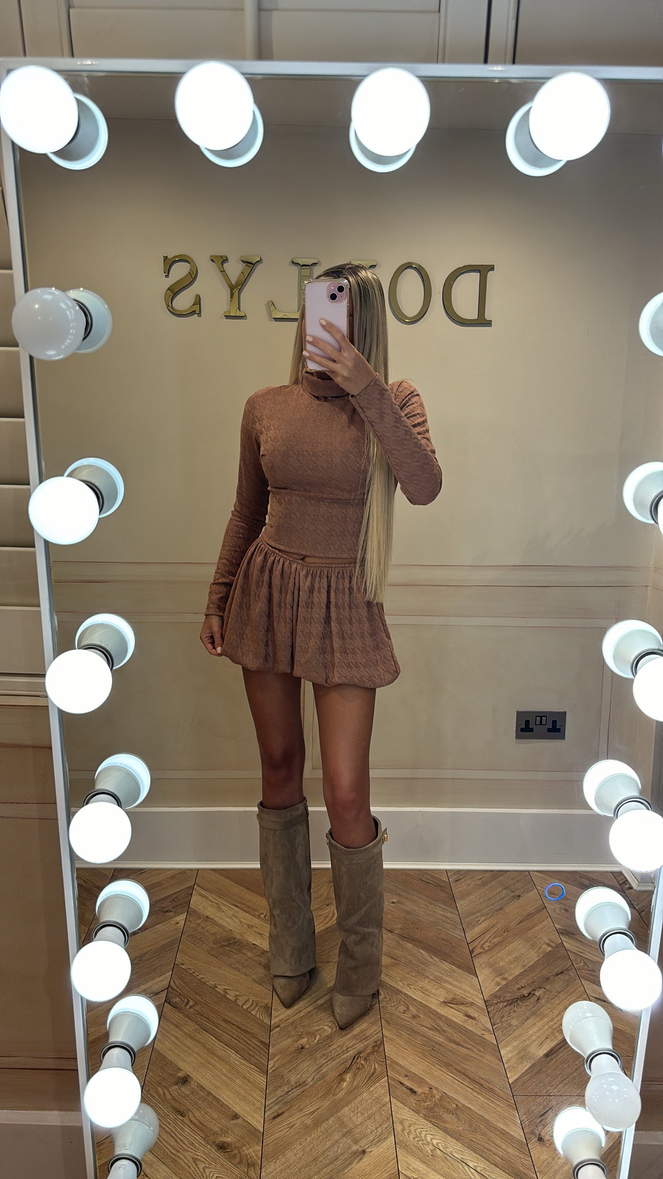 Patterned balloon short co-ord