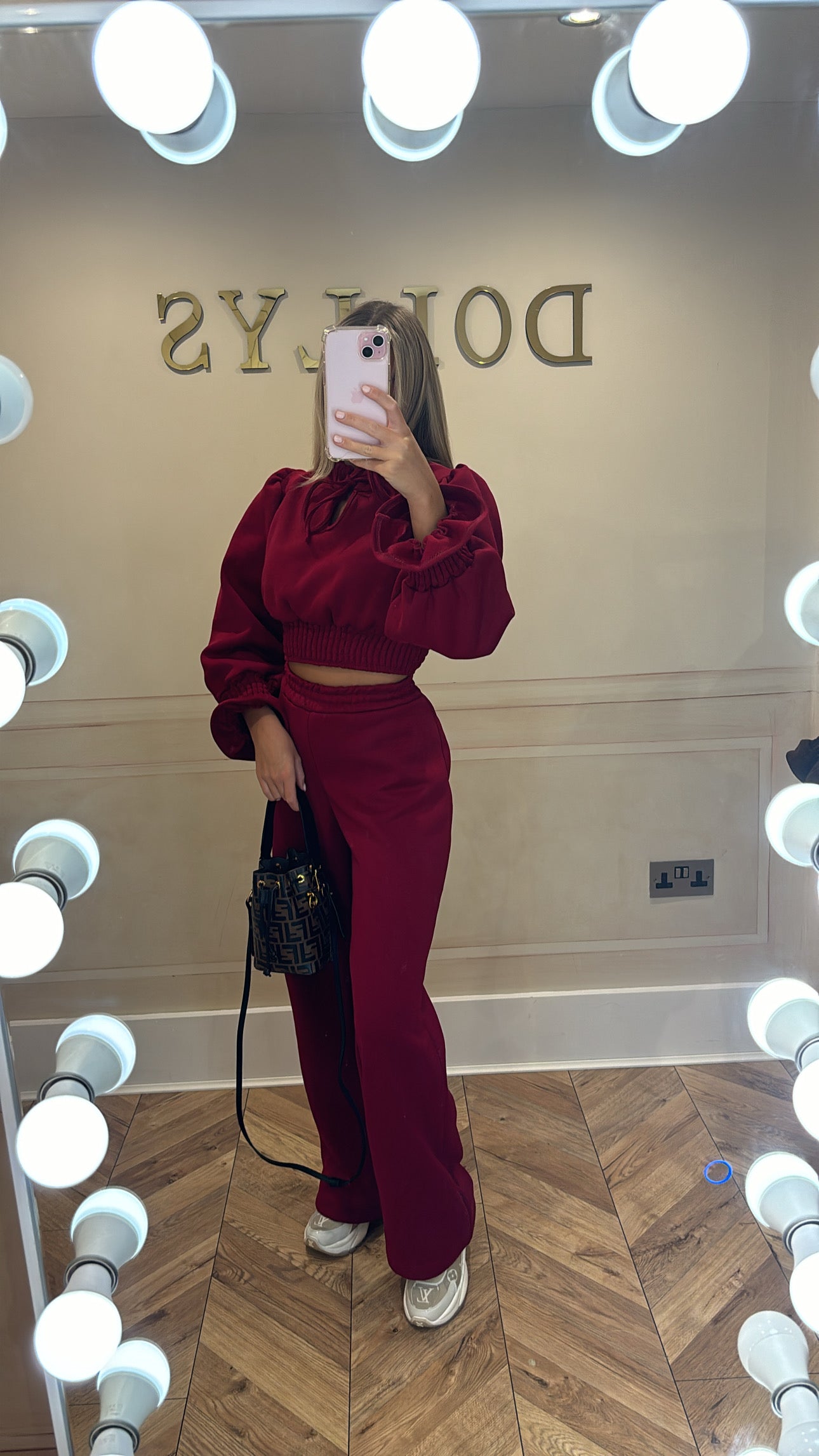 Frill cuff lounge set