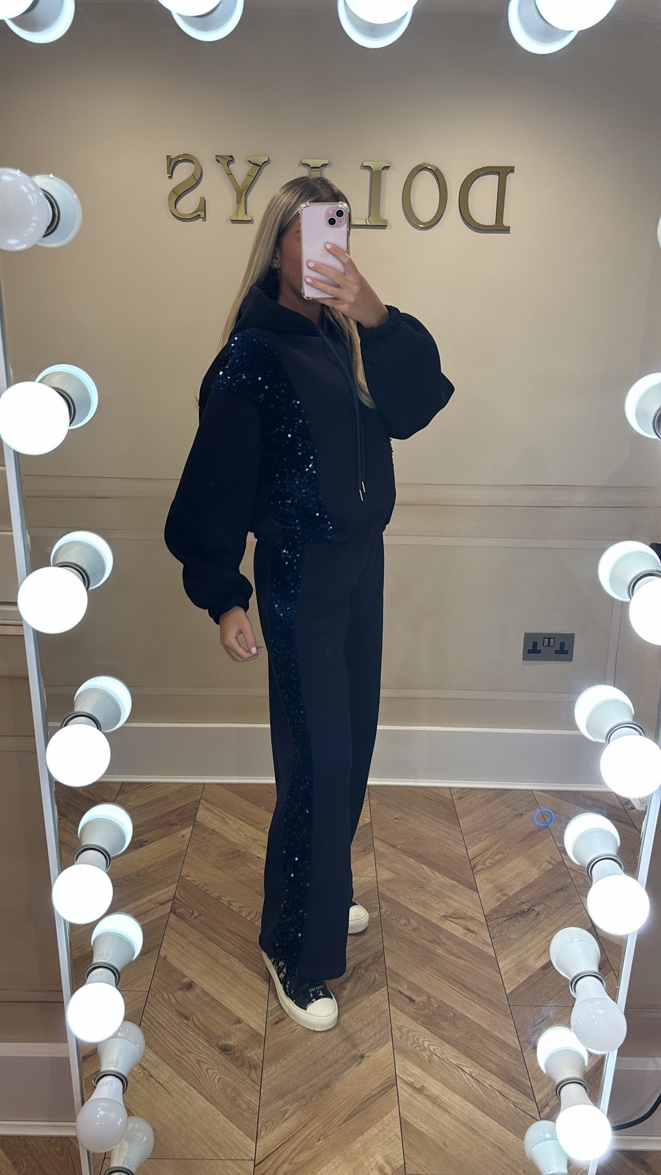 Sequin tracksuit