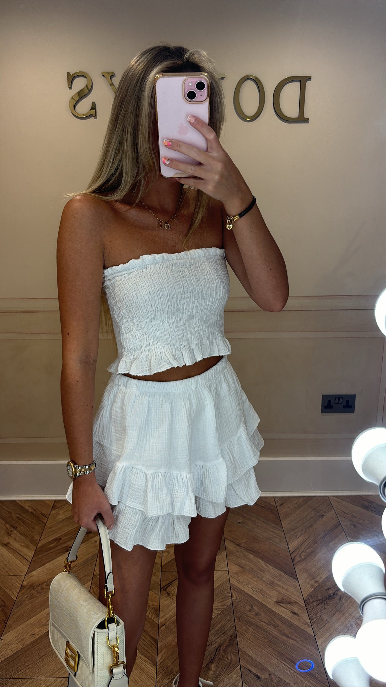 Cheesecloth short set