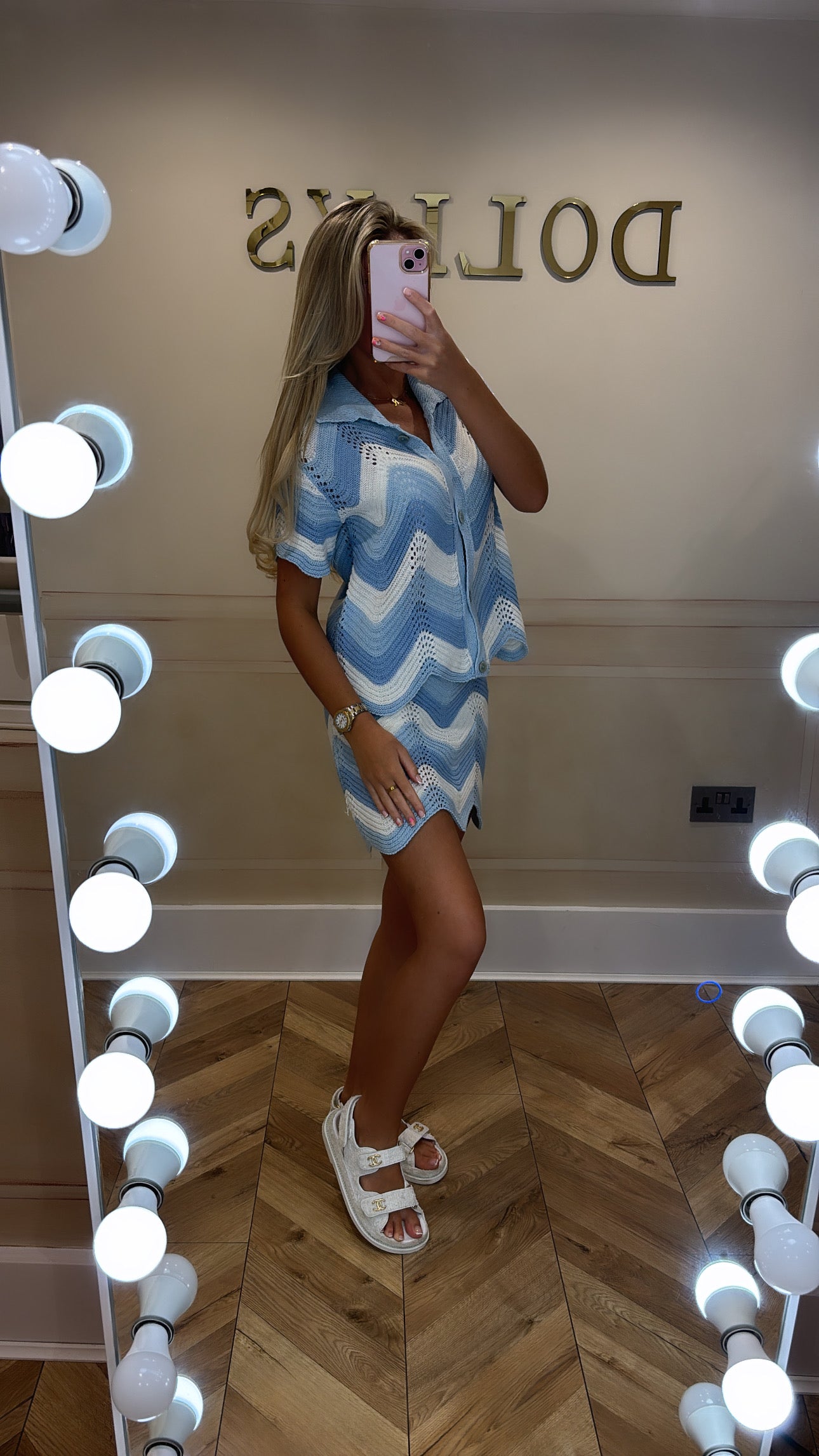 Zig zag cardigan co-ord