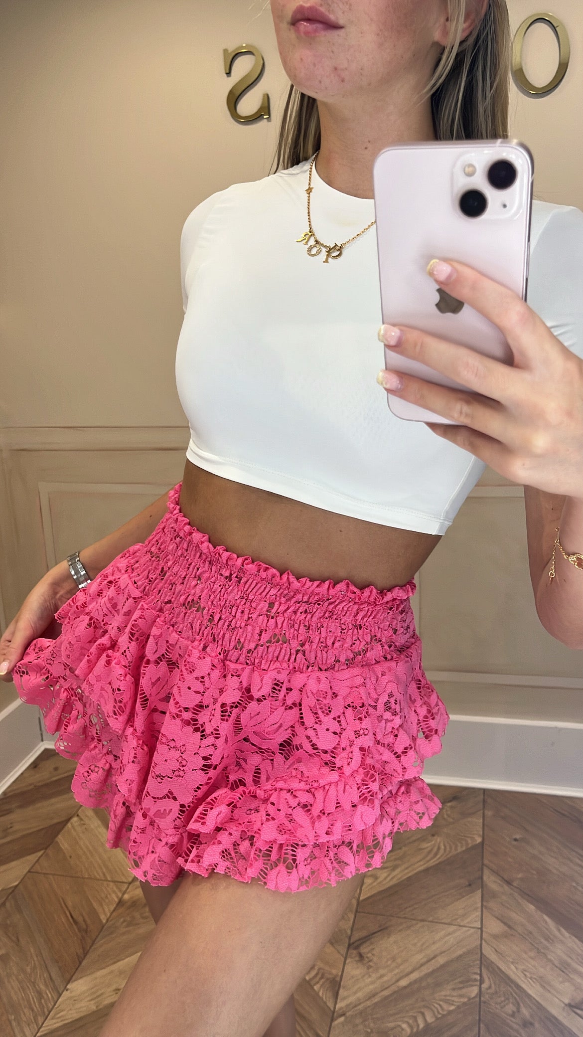 Lace shorts