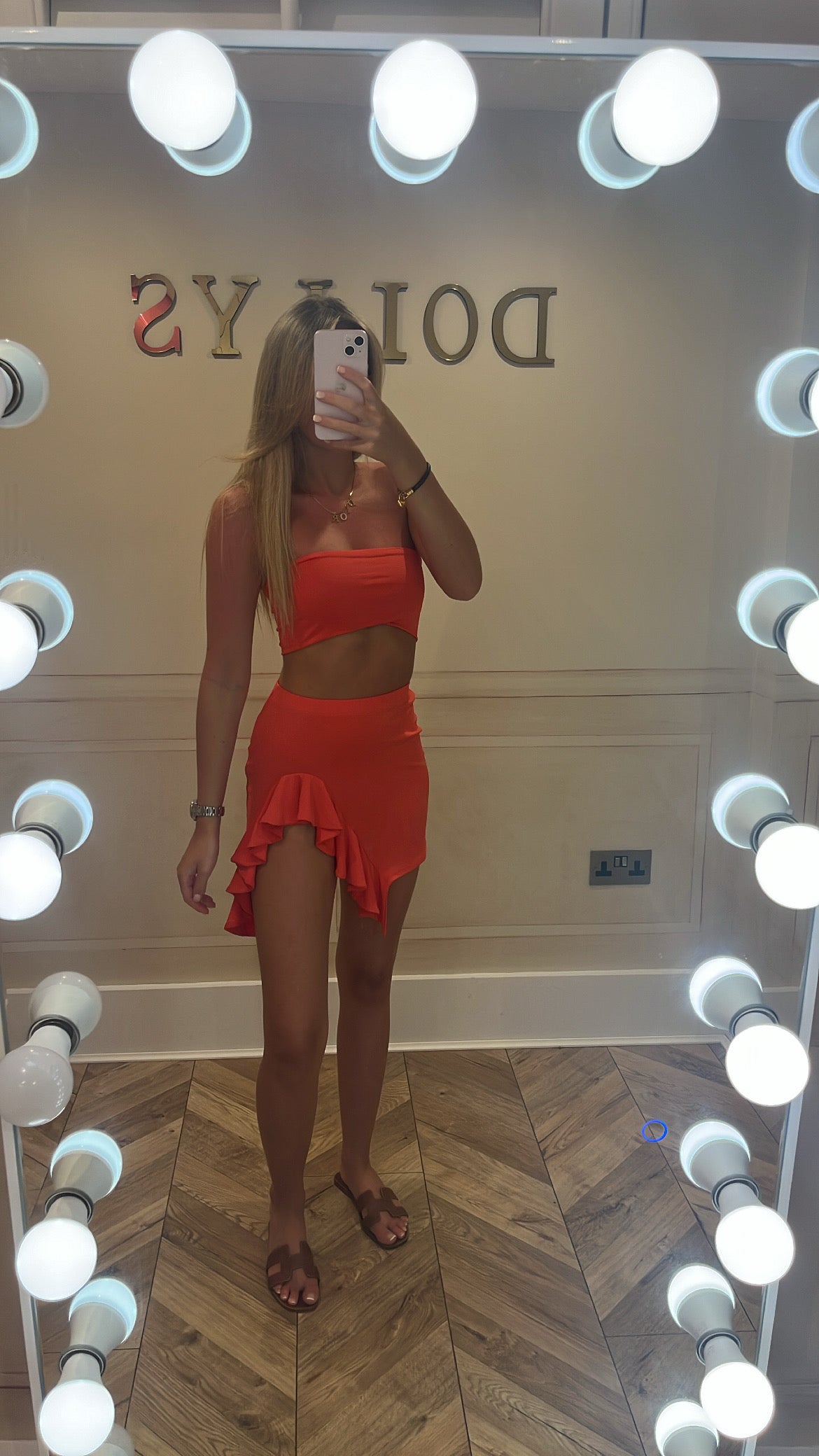 Frill skirt co-ord (short version)