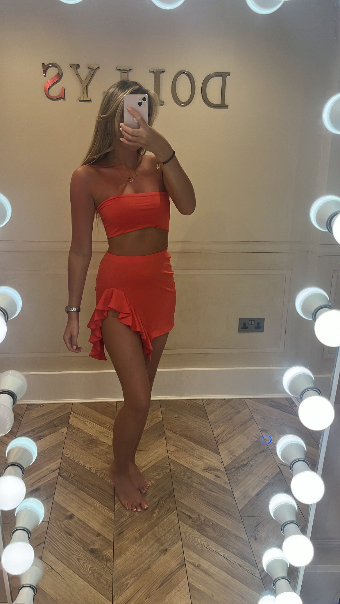 Frill skirt co-ord (short version)