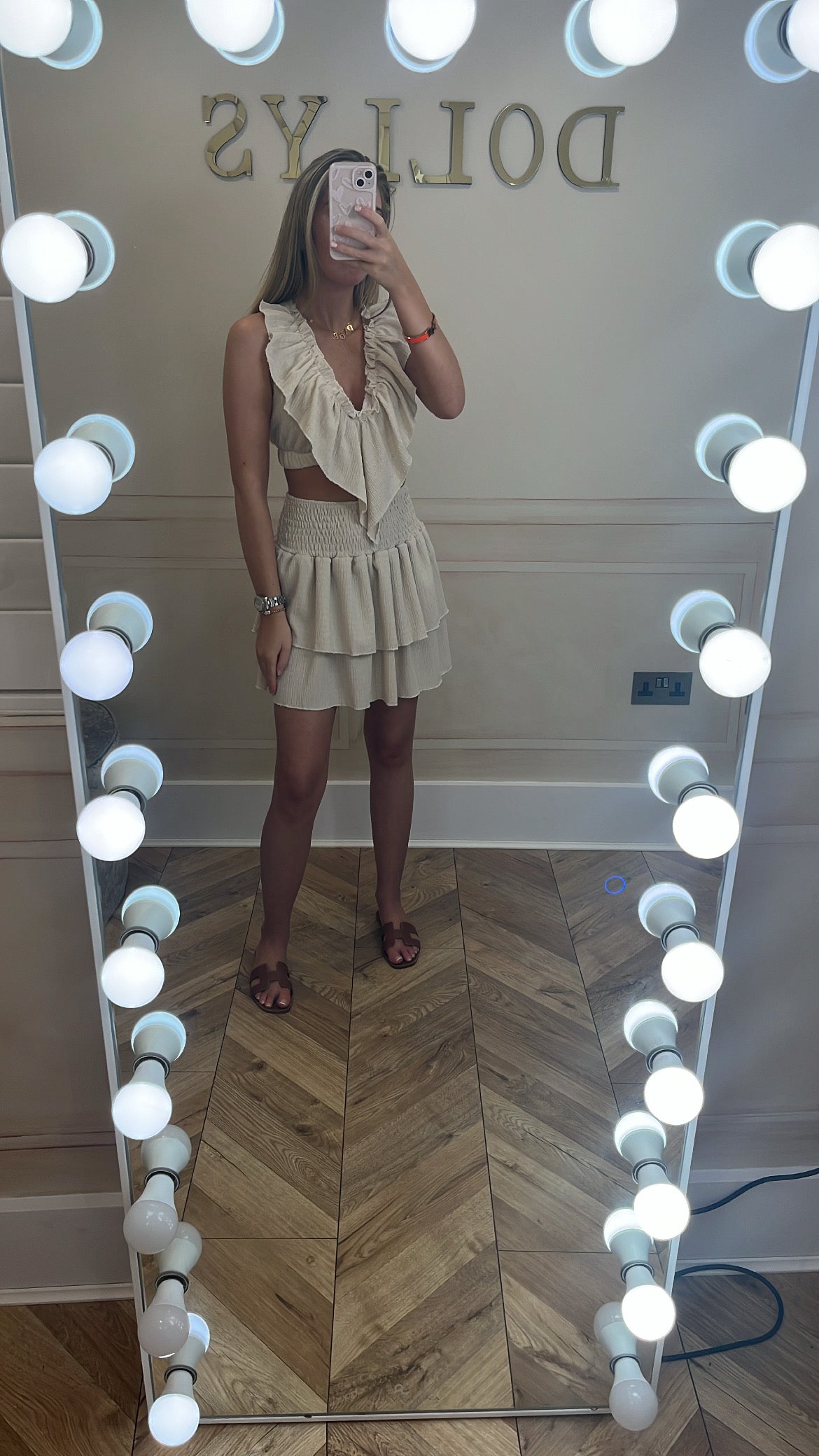Frill cut co-ord