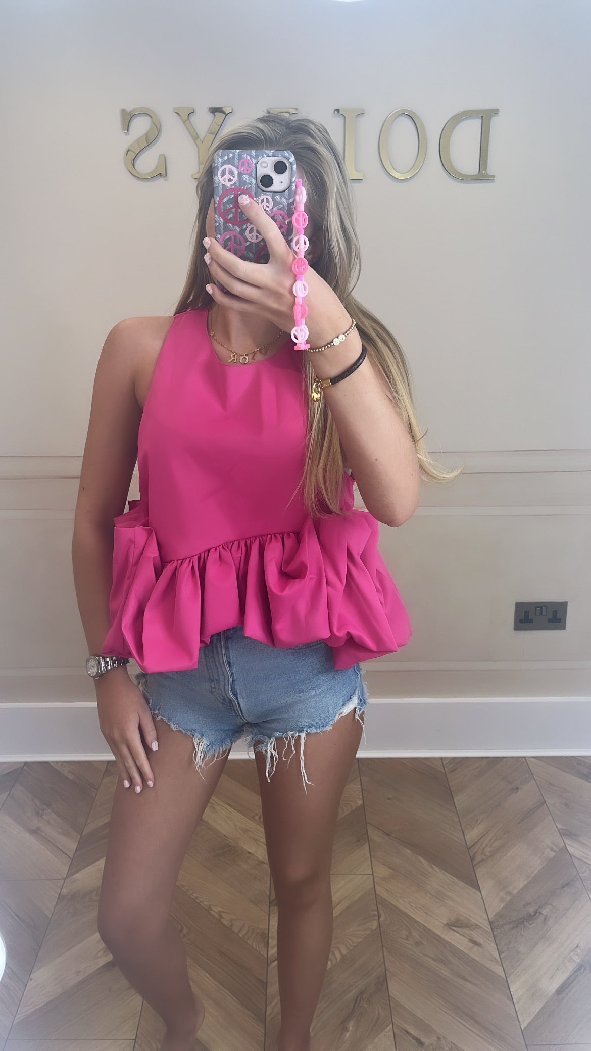 Frill trim top