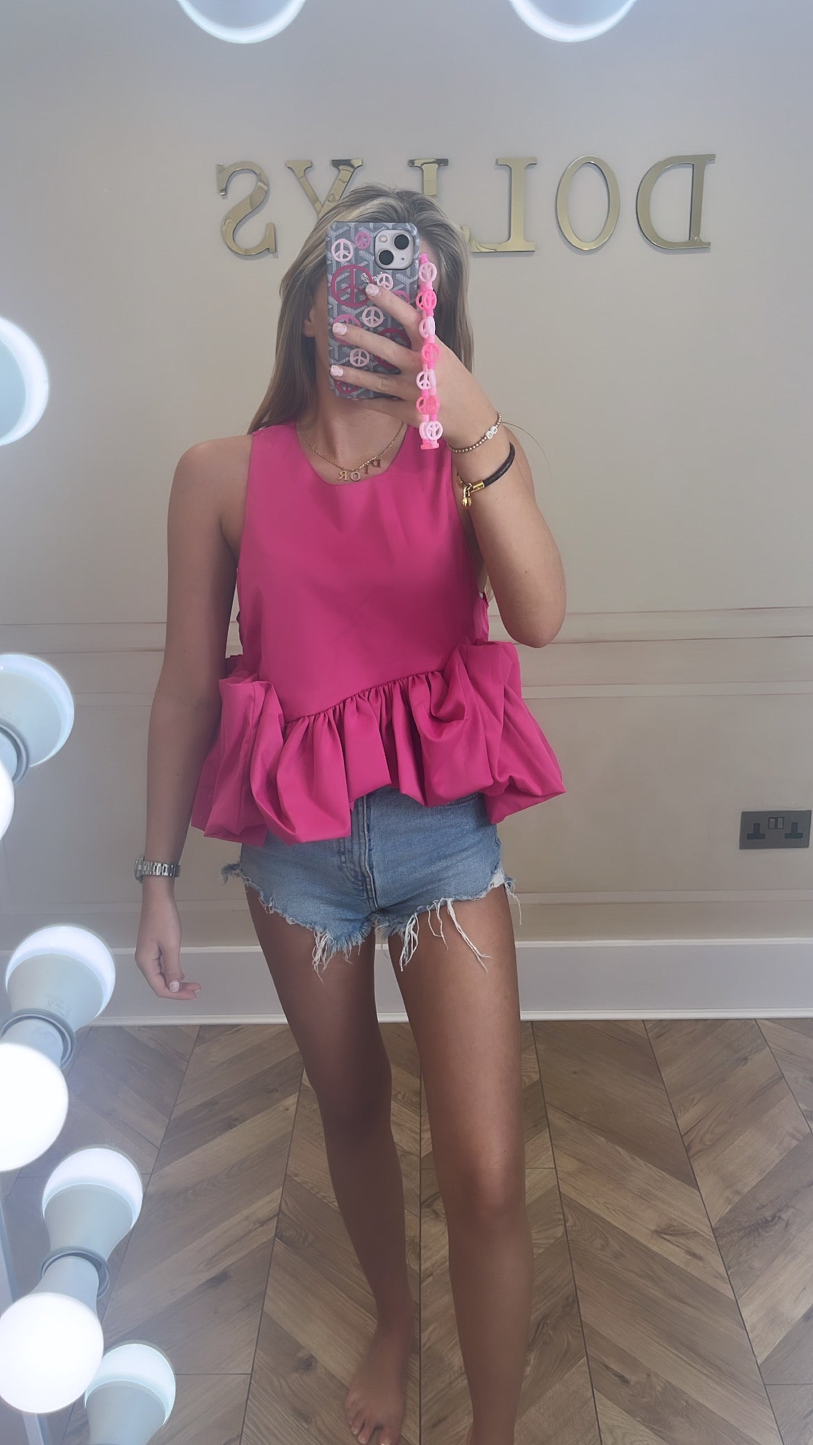 Frill trim top