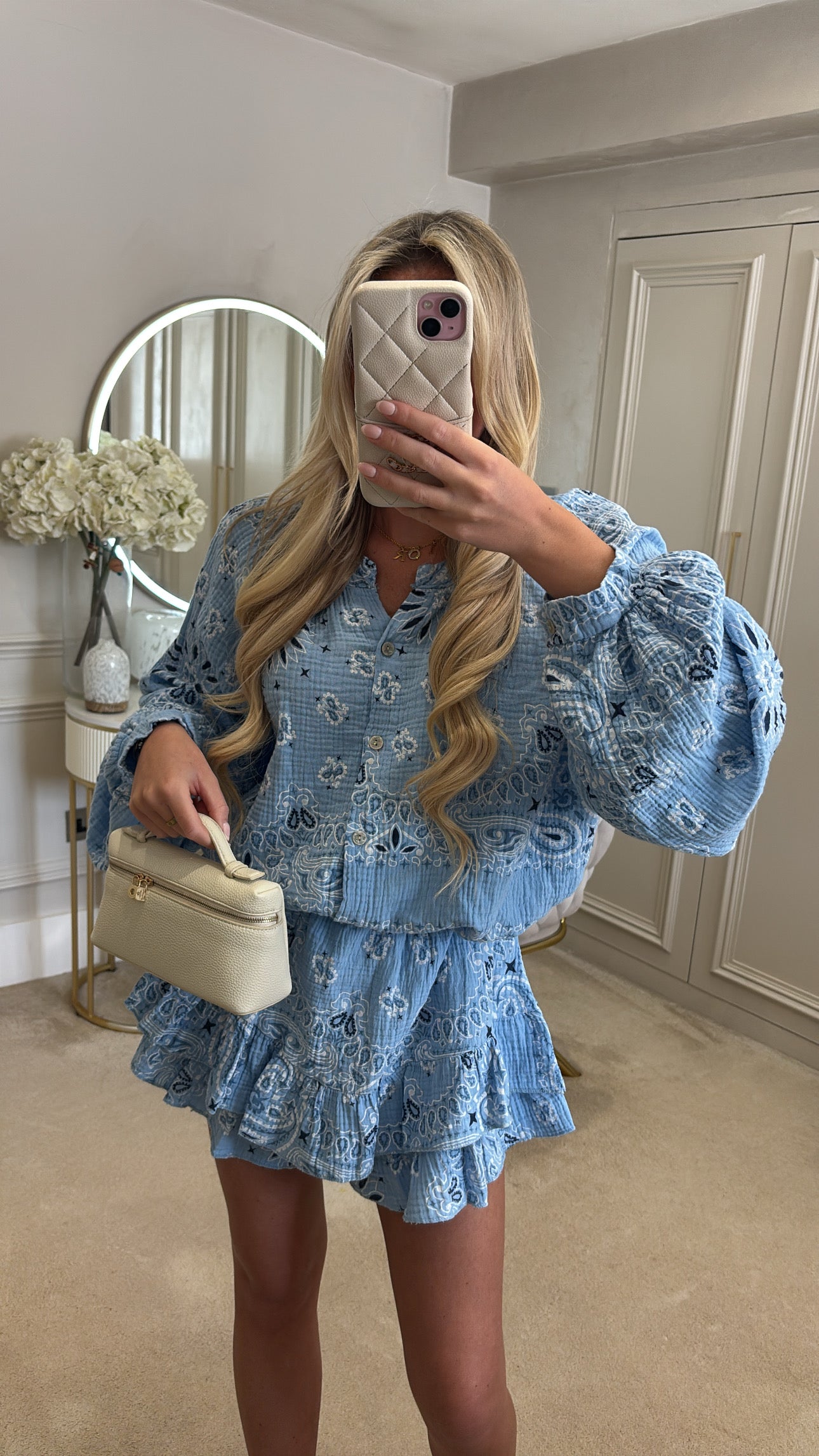 Bandanna frill skort co-ord￼