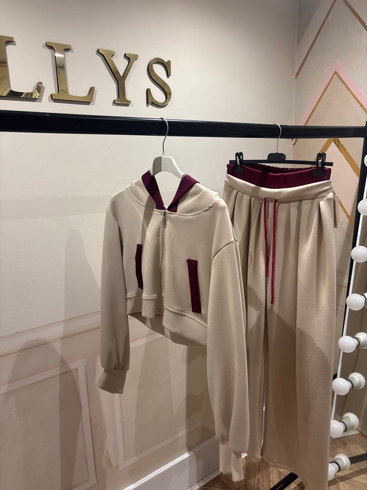 Hood jacket lounge set