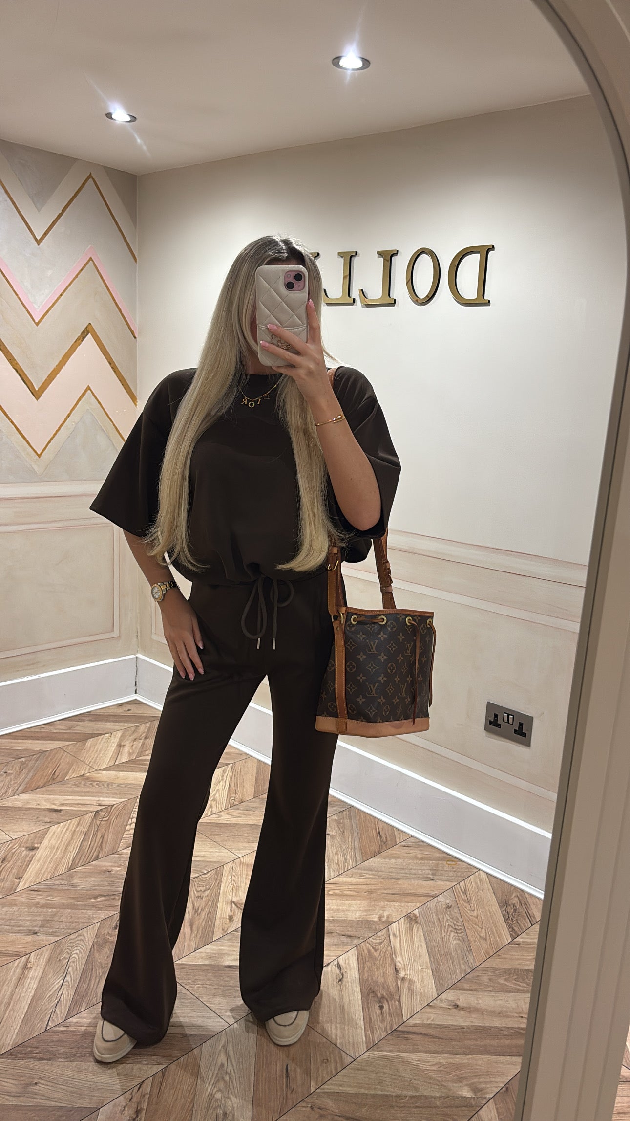 Short sleeve Ruched lounge set
