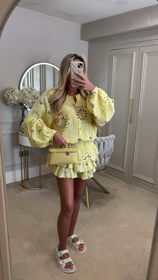 Bandanna frill skort co-ord