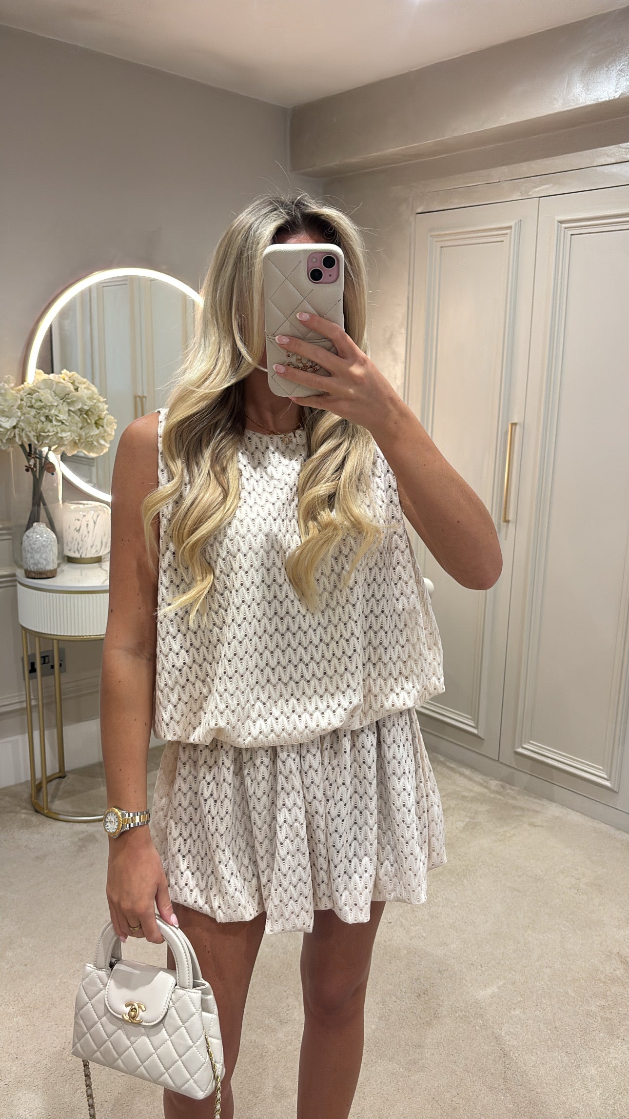 Puff ball short co-ord